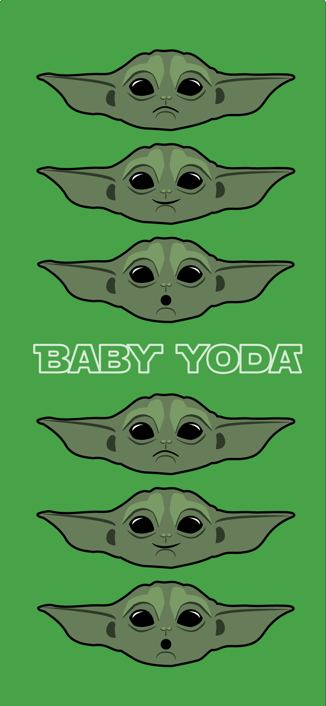 1130x2440 Baby Yoda Wallpaper, Phone