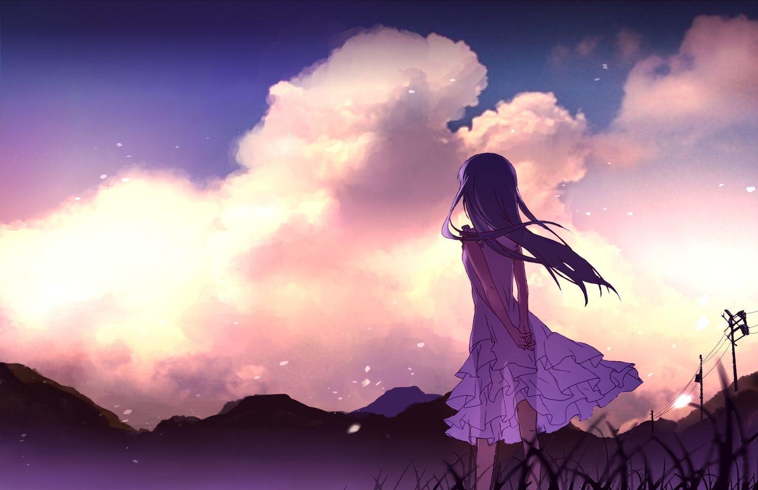 1500x970 Lonely Anime Girl Wallpaper Free Lonely Anime Girl, Desktop