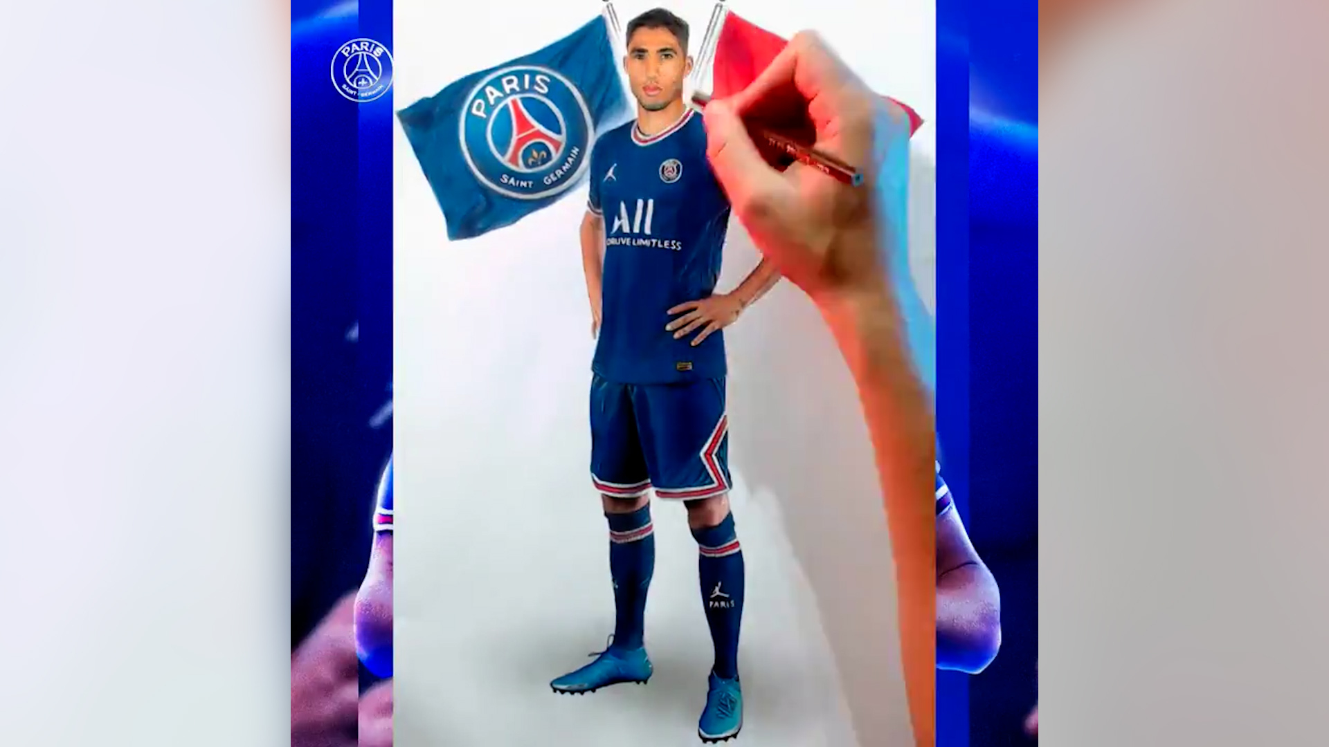 1920x1080 Ligue 1: Oficial: Achraf Hakimi, nuevo jugador del PSG, Desktop