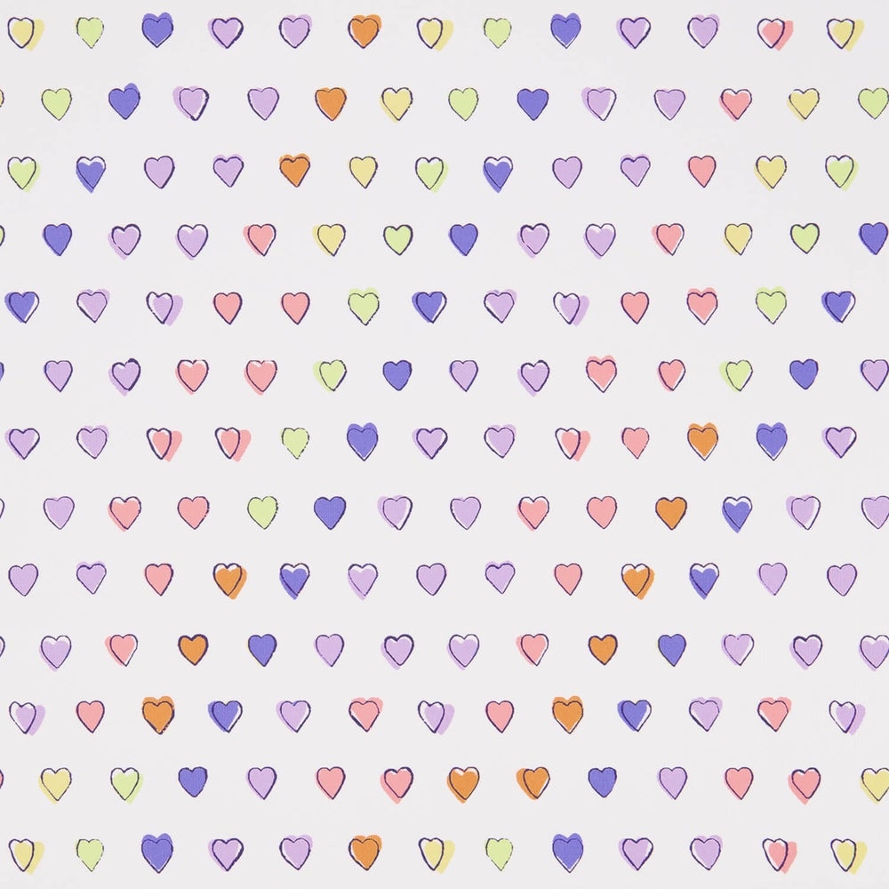 1000x1000 Disco Hearts Peel and Stick Removable Wallpaper, Phone