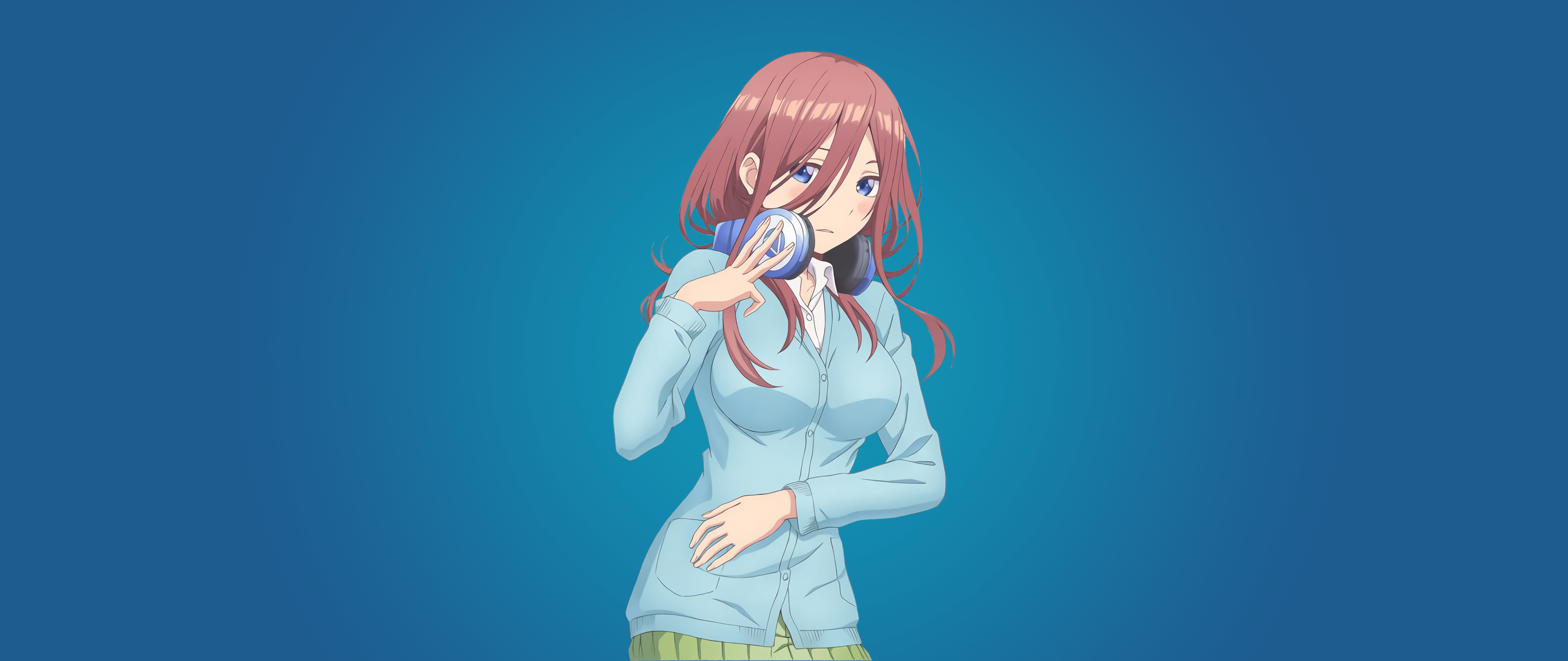 5120x2160 Miku Nakano From 5 Toubun No Hanayome 4k Ultra HD Wallpaper, Dual Screen