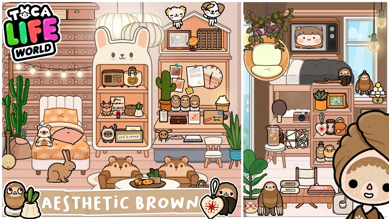 1280x720 TOCA LIFE WORLD, AESTHETIC VINTAGE BEDROOM DESIGN. TOCA BOCA UPDATE, Desktop