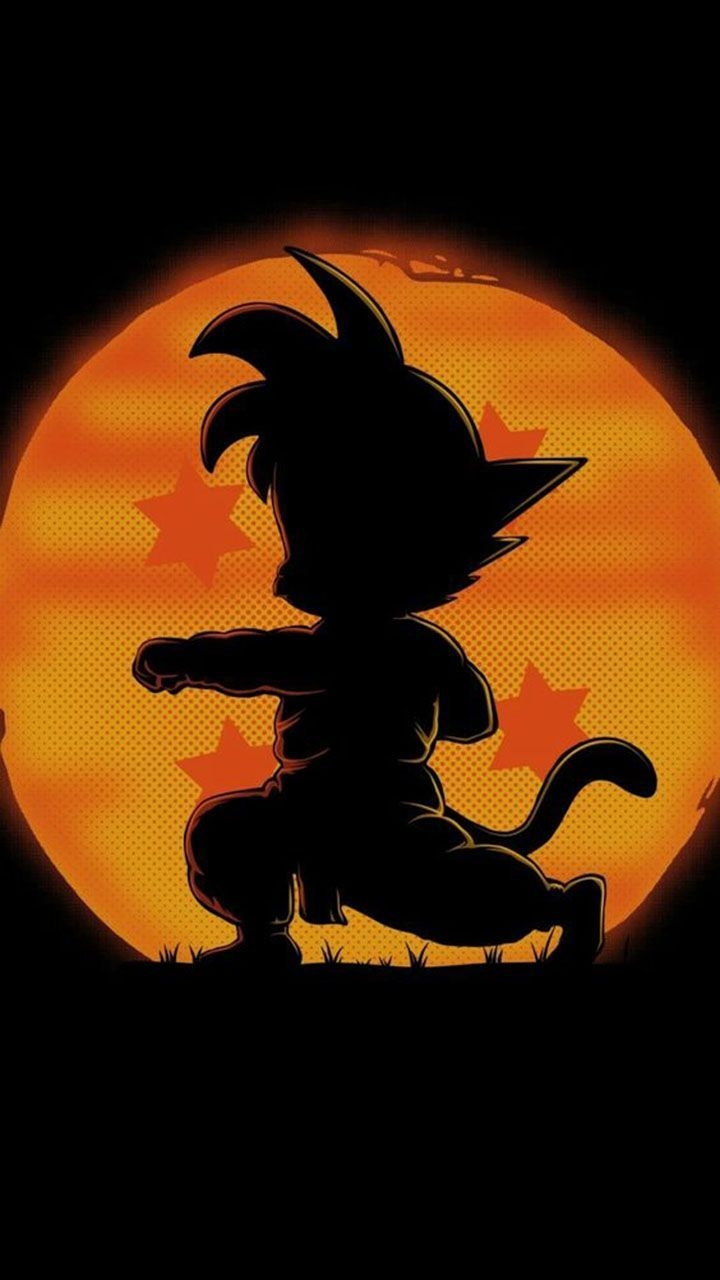 720x1280 goku silhouette wallpaper. Dragon ball tattoo, Dragon ball super manga, Anime dragon ball super, Phone