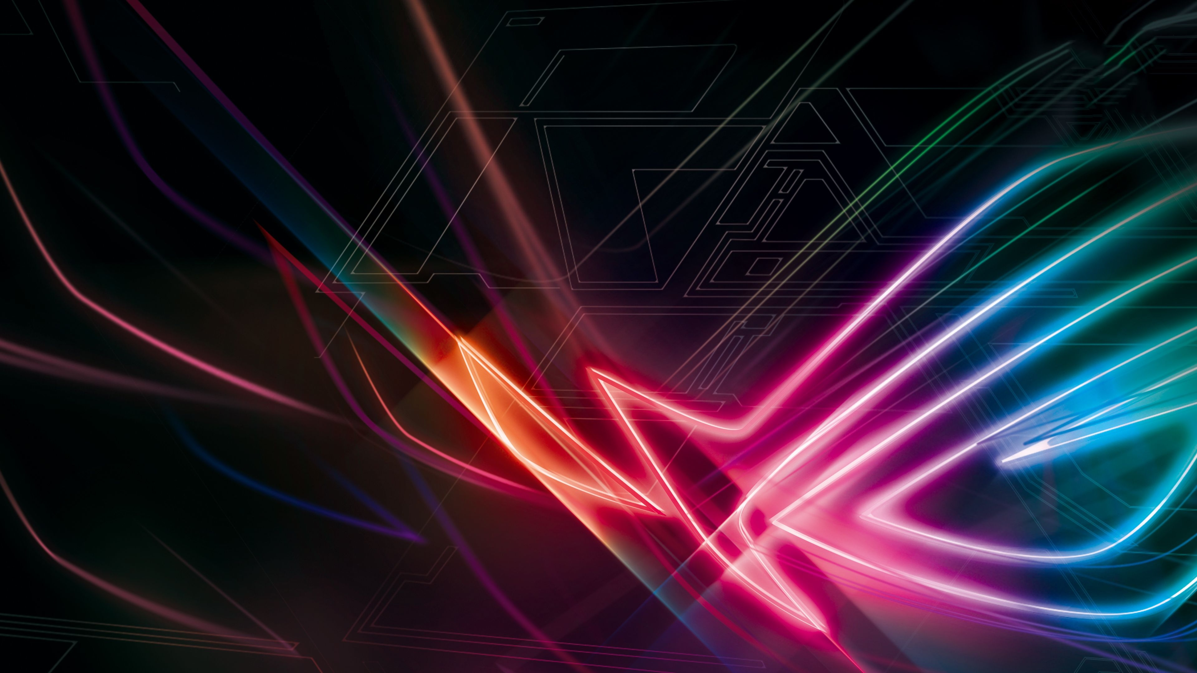 3840x2160 republic of gamers, asus, computer, games, hd, 4k, logo, abstract JPG 2074 kb, Desktop