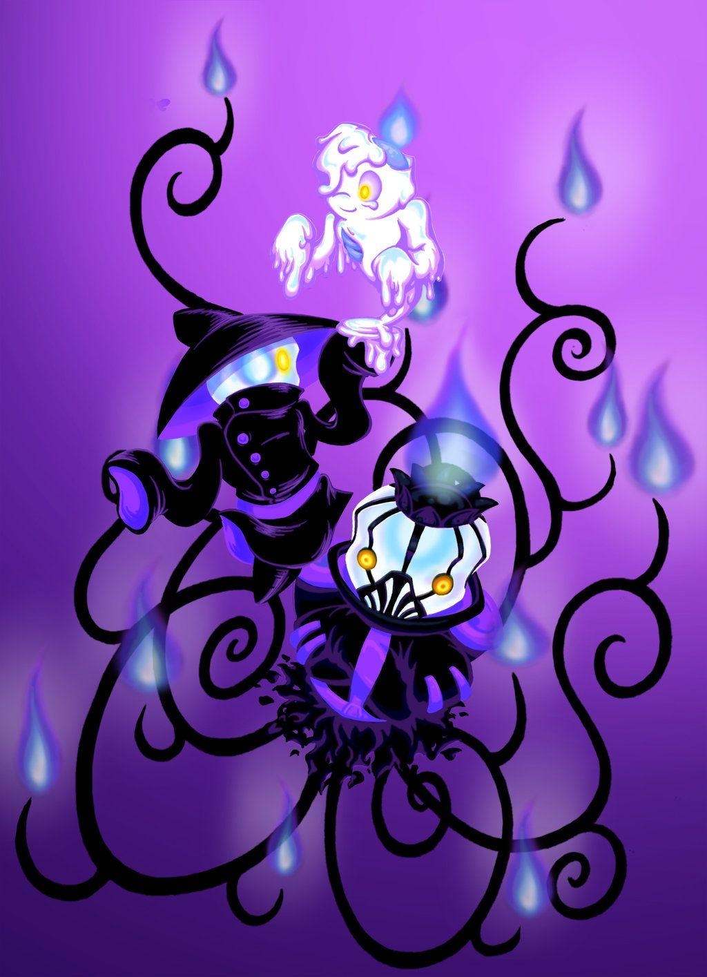 1030x1420 POKEMON Gijinka: Litwick, Lampent And Chandelure By Melle D, Phone