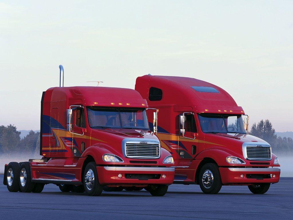 1030x770 Download Wallpaper red truck freightliner columbia,, Desktop