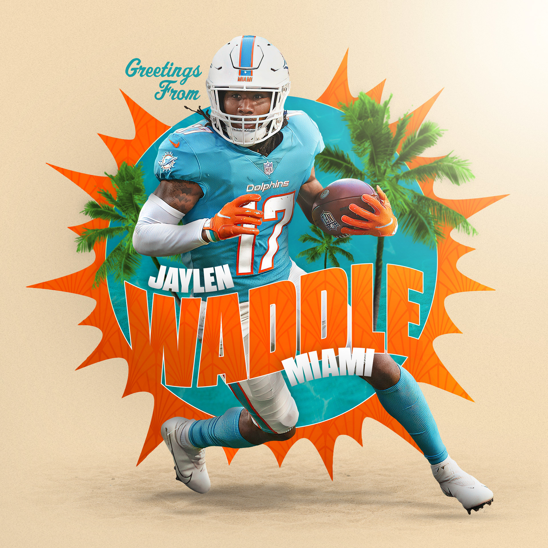 1920x1920 Jaylen Waddle (Miami Dolphins). (Personal), Phone