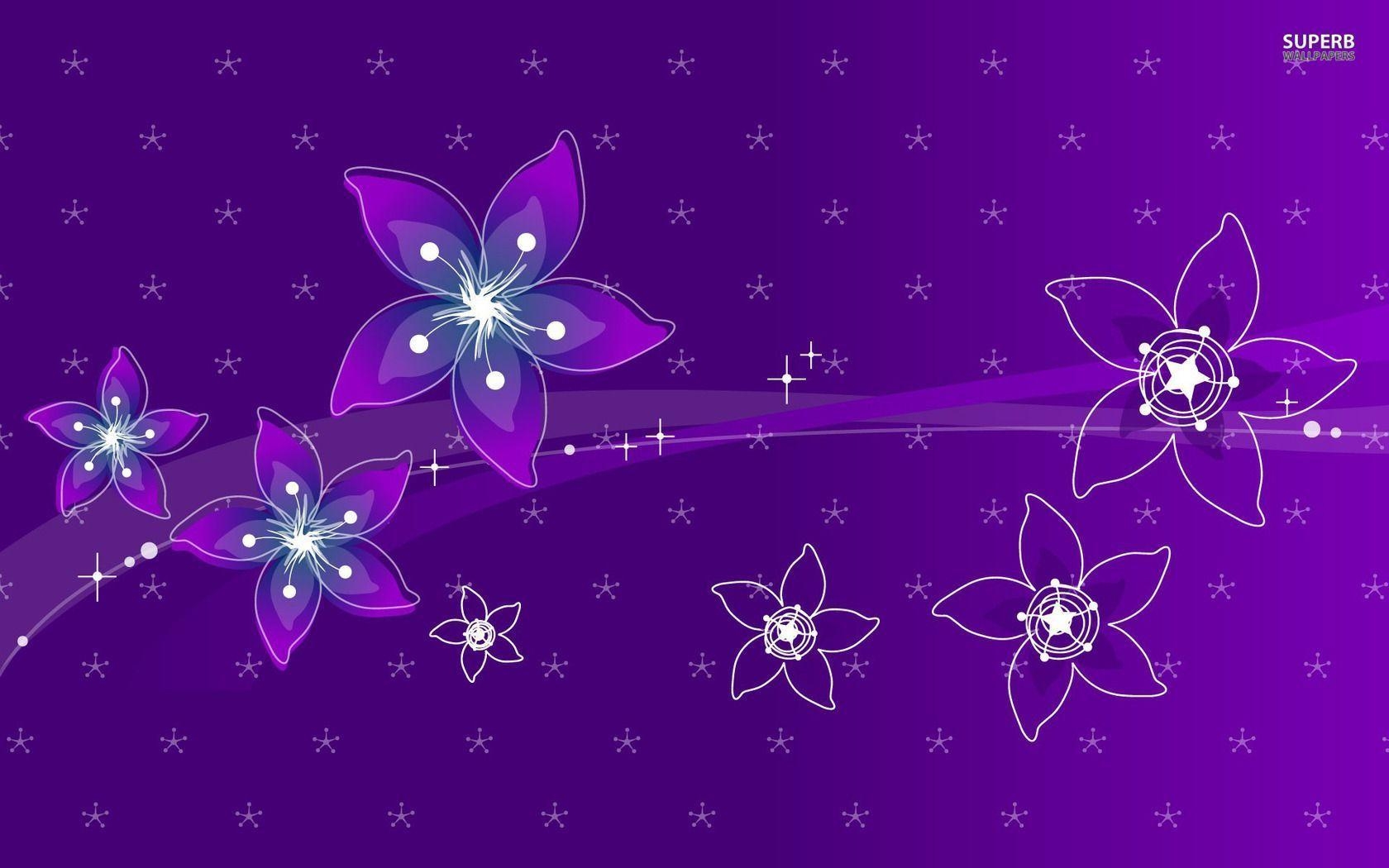 1680x1050 Purple flowers wallpaper wallpaper - #, Desktop