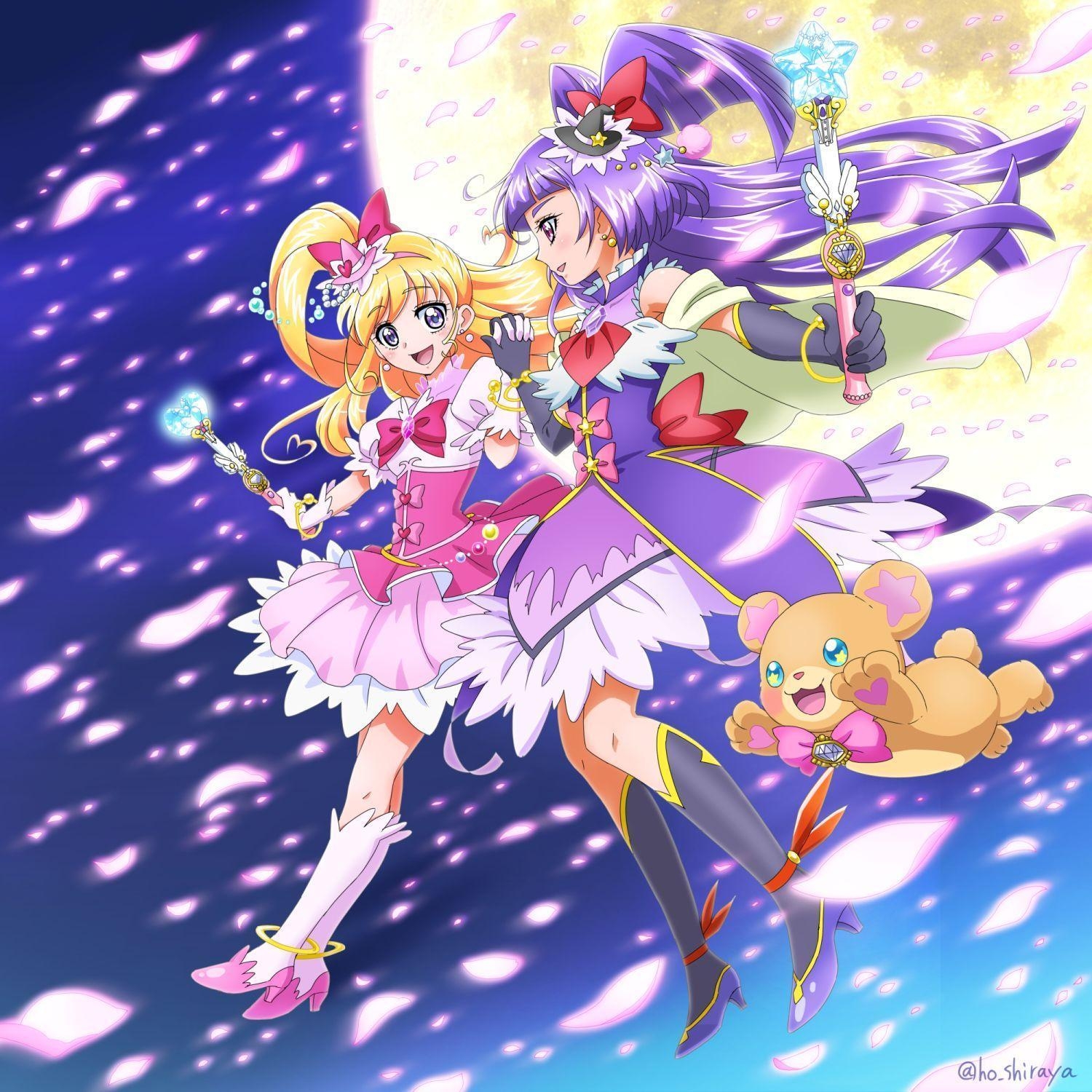 1500x1500 Cure Flora, Cure Miracle, Cure Whip & Sakura. Precure, Phone