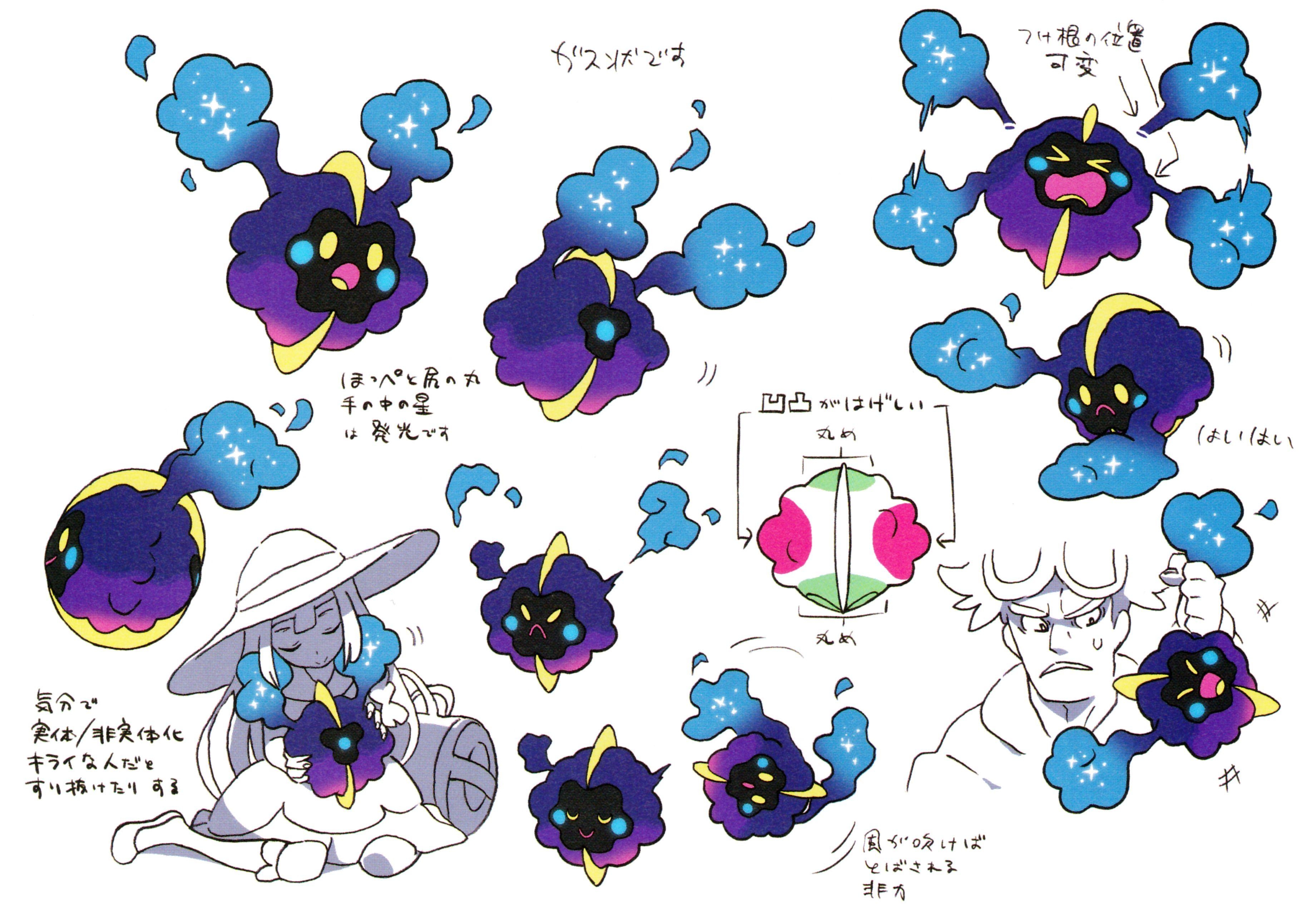 3690x2580 Cosmog concept art. Pokémon Sun and Moon, Desktop