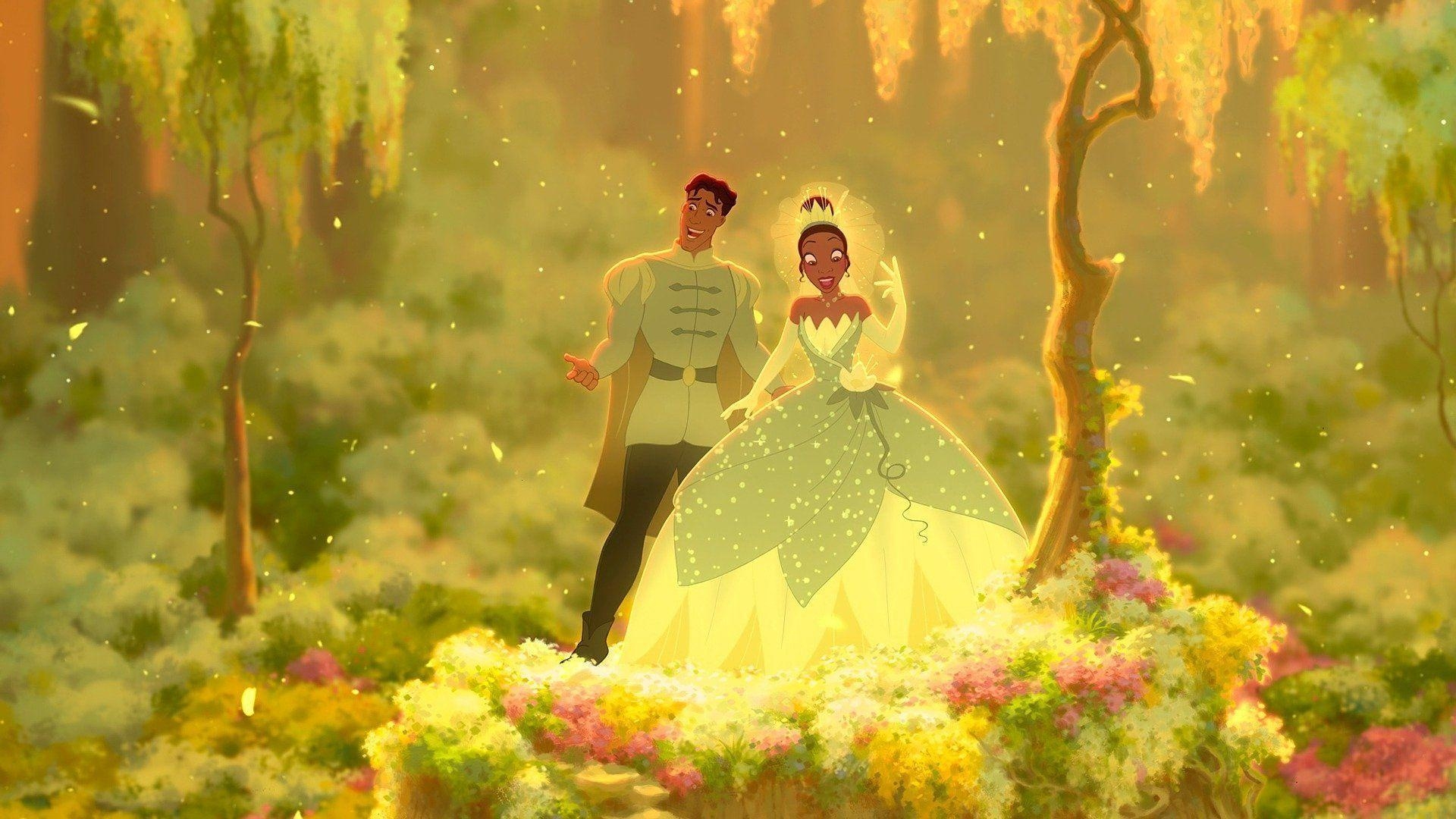 1920x1080 Cartoons Tiana The Princess and the Frog Disney Prince Naveen, Desktop