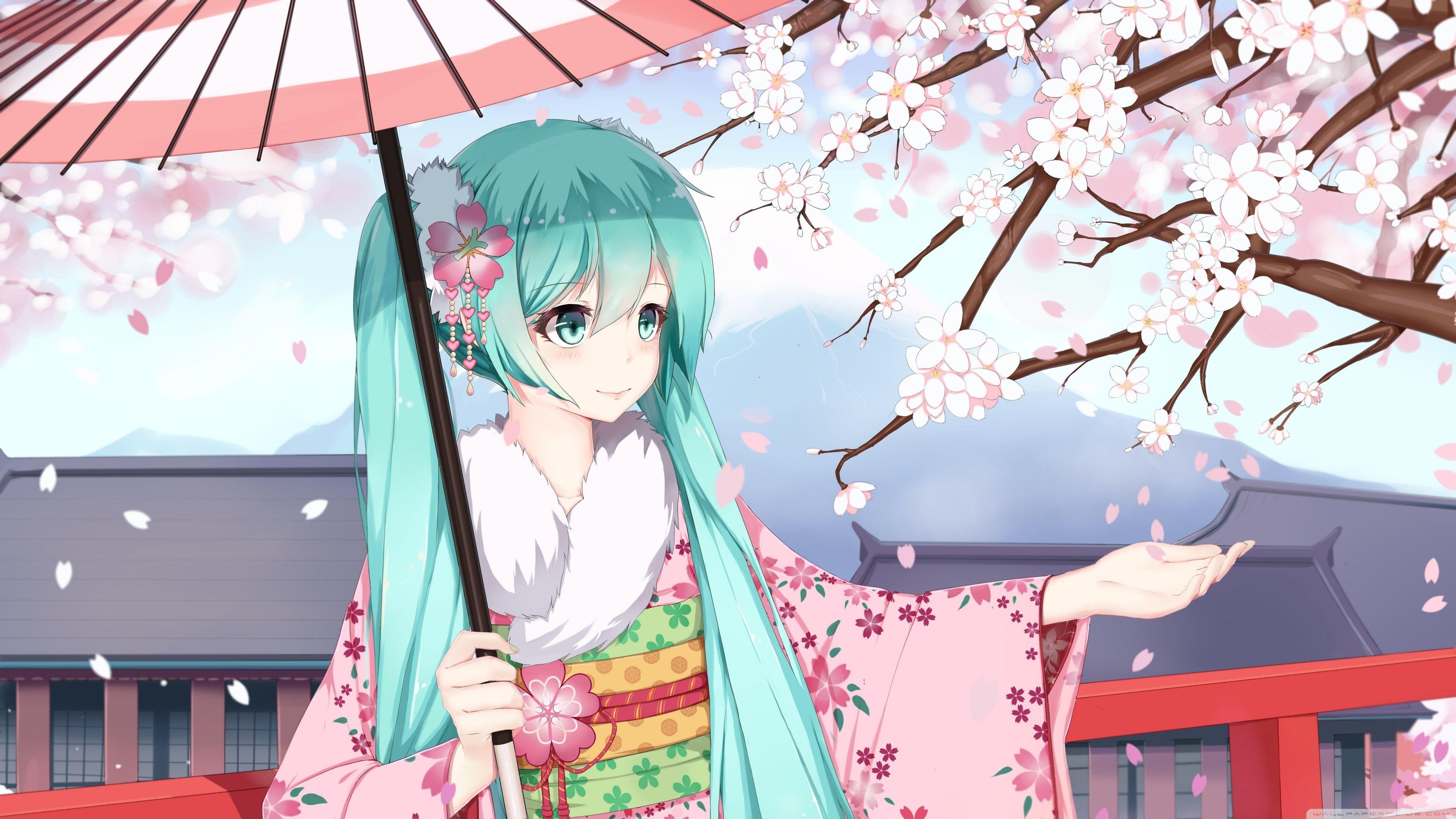 3840x2160 Hatsune Miku Sakura ❤ 4K HD Desktop Wallpaper for 4K Ultra HD TV, Desktop