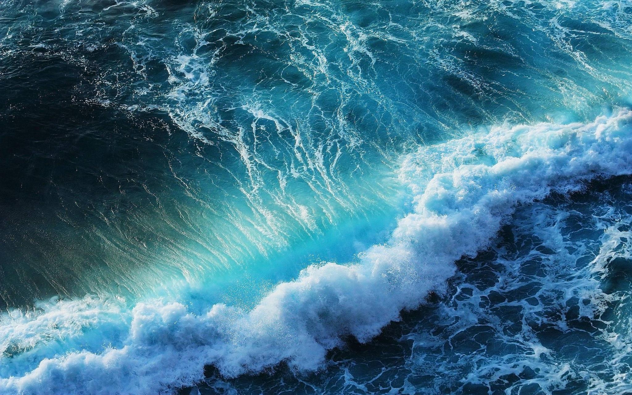 2050x1280 Awesome Wave Wallpaper to Decorate Background Like an Apple, Desktop