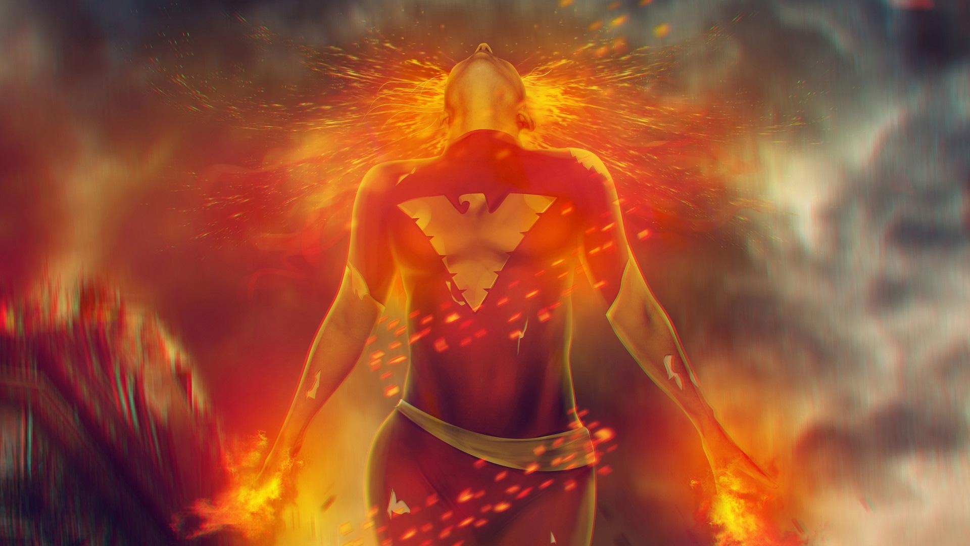 1920x1080 Jean Grey In Xmen Dark Phoenix Art, HD Superheroes, 4k Wallpaper, Desktop