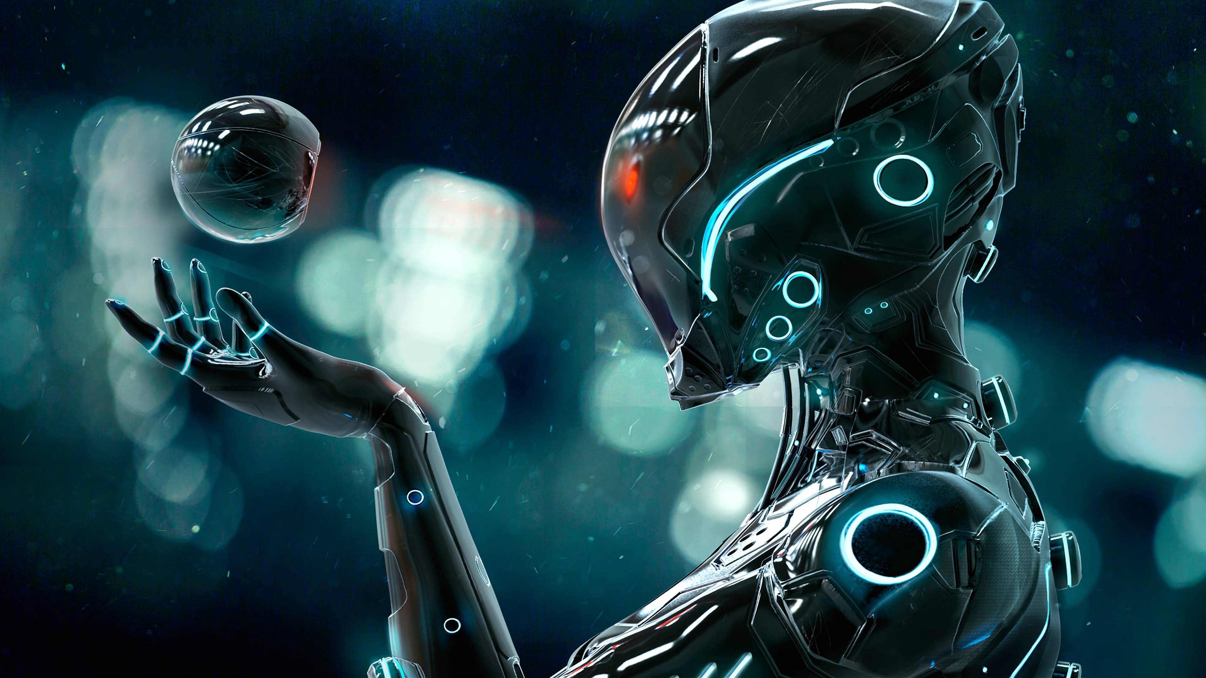 3840x2160 Robot 4k Wallpaper Free Robot 4k Background, Desktop