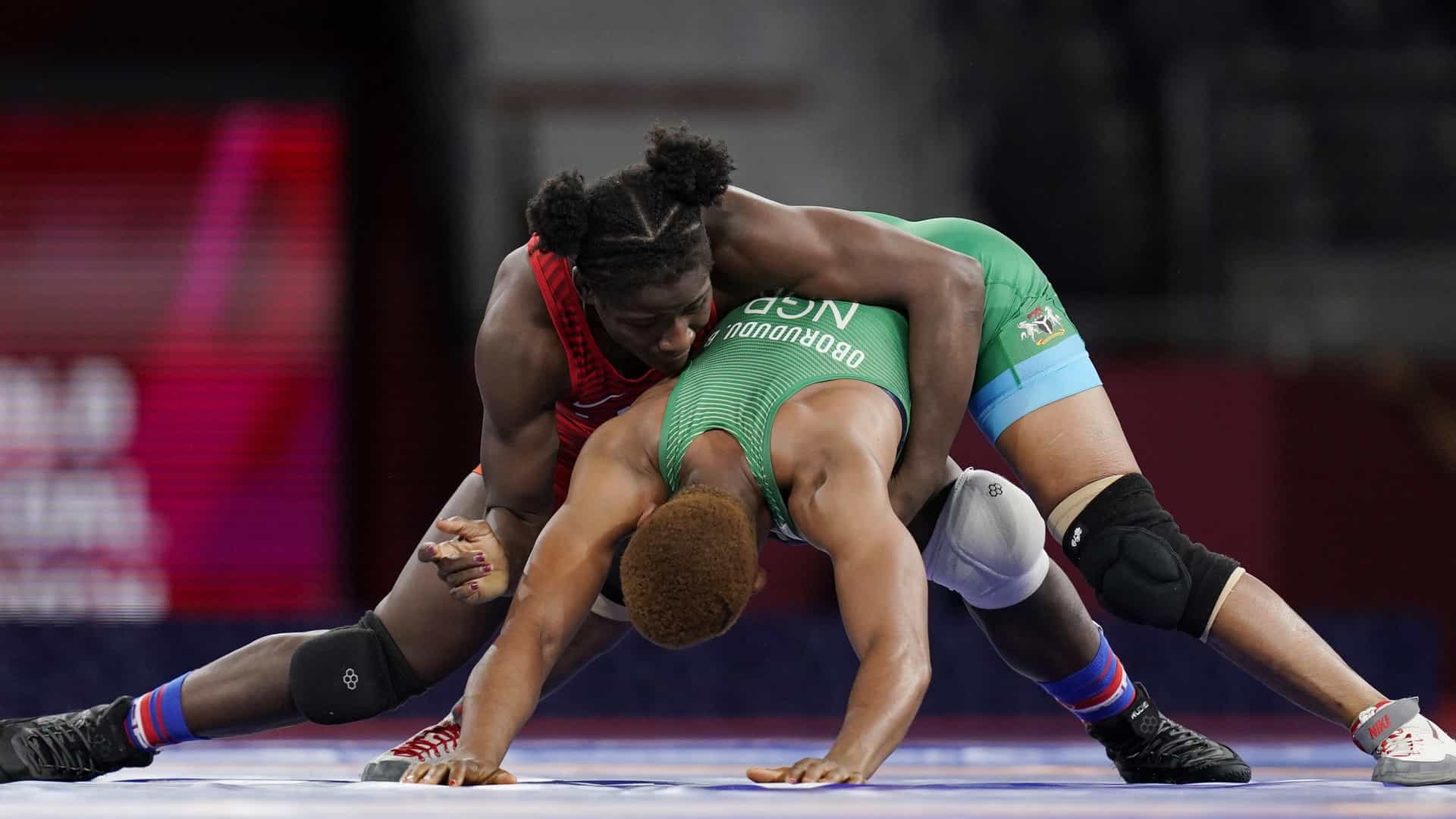 1920x1080 Olympic Wrestling Day 11: USA's Mensah Stock Takes Gold, Desktop