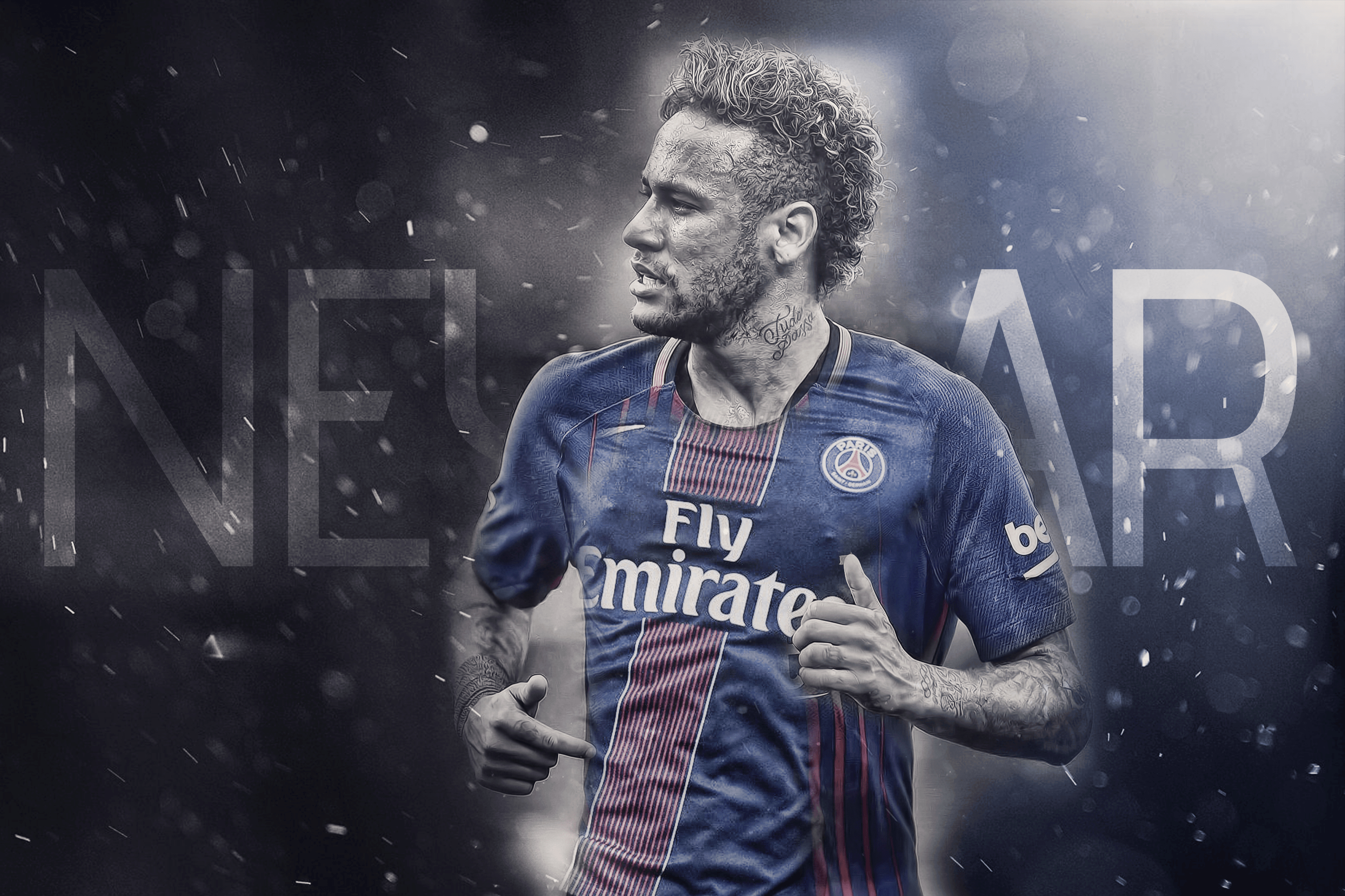 3000x2000 Neymar Welcome to PSG, Desktop