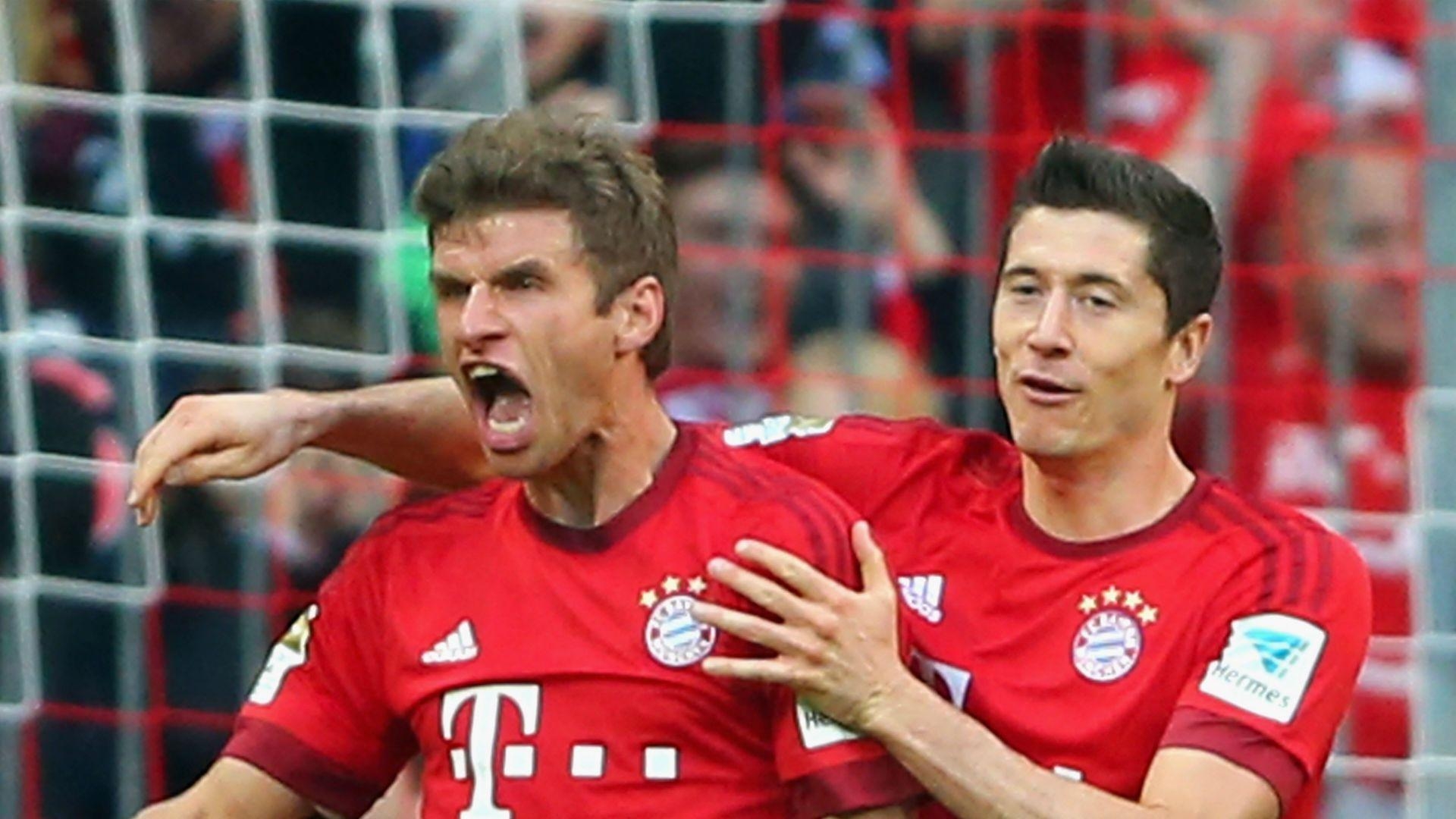 1920x1080 Bayern Munich Muller Lewandowski Vs Dortmund Oct2015 Wallpaper, Desktop