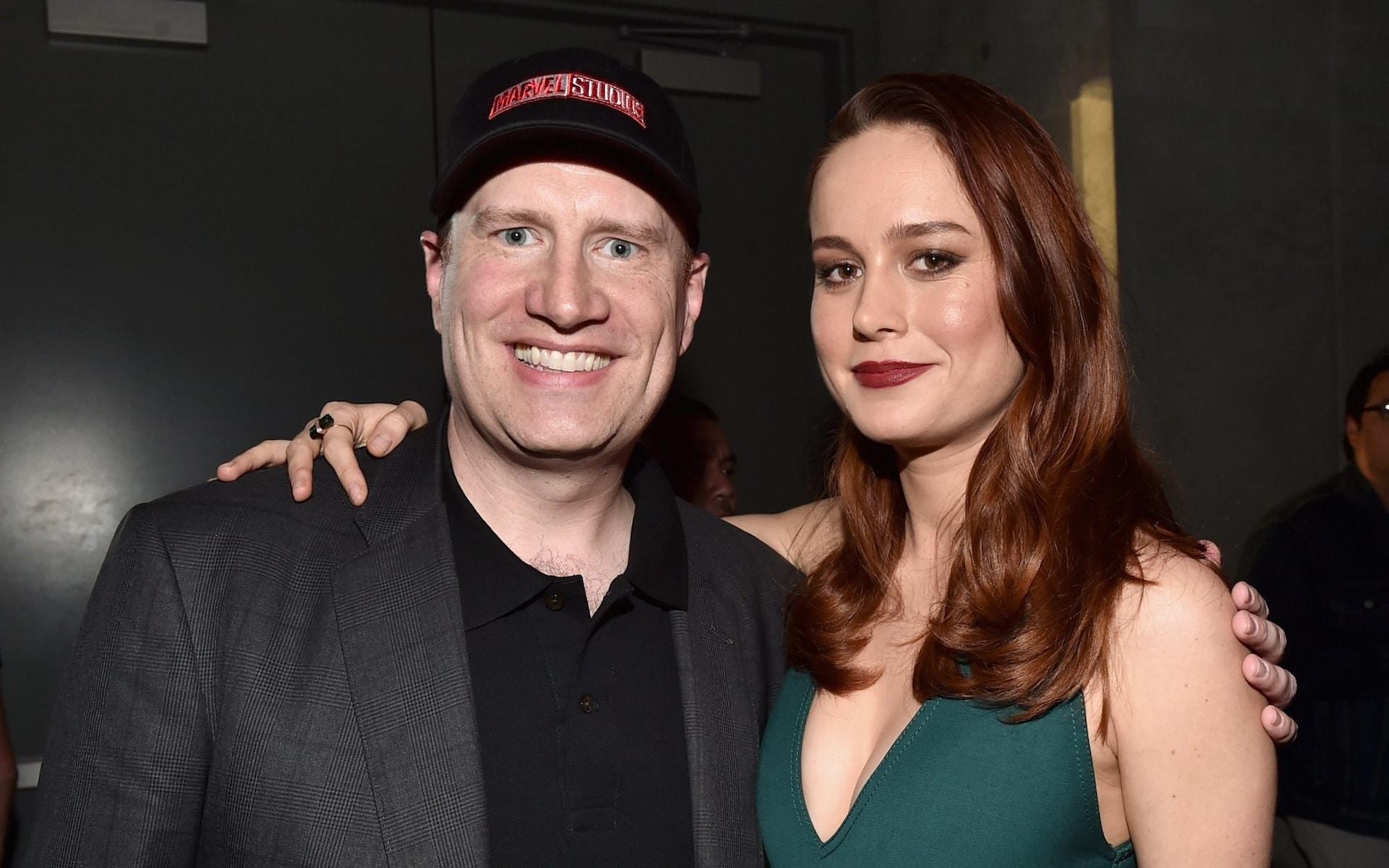 1920x1200 Kevin Feige Talks 'Captain Marvel' Set Photo, Desktop