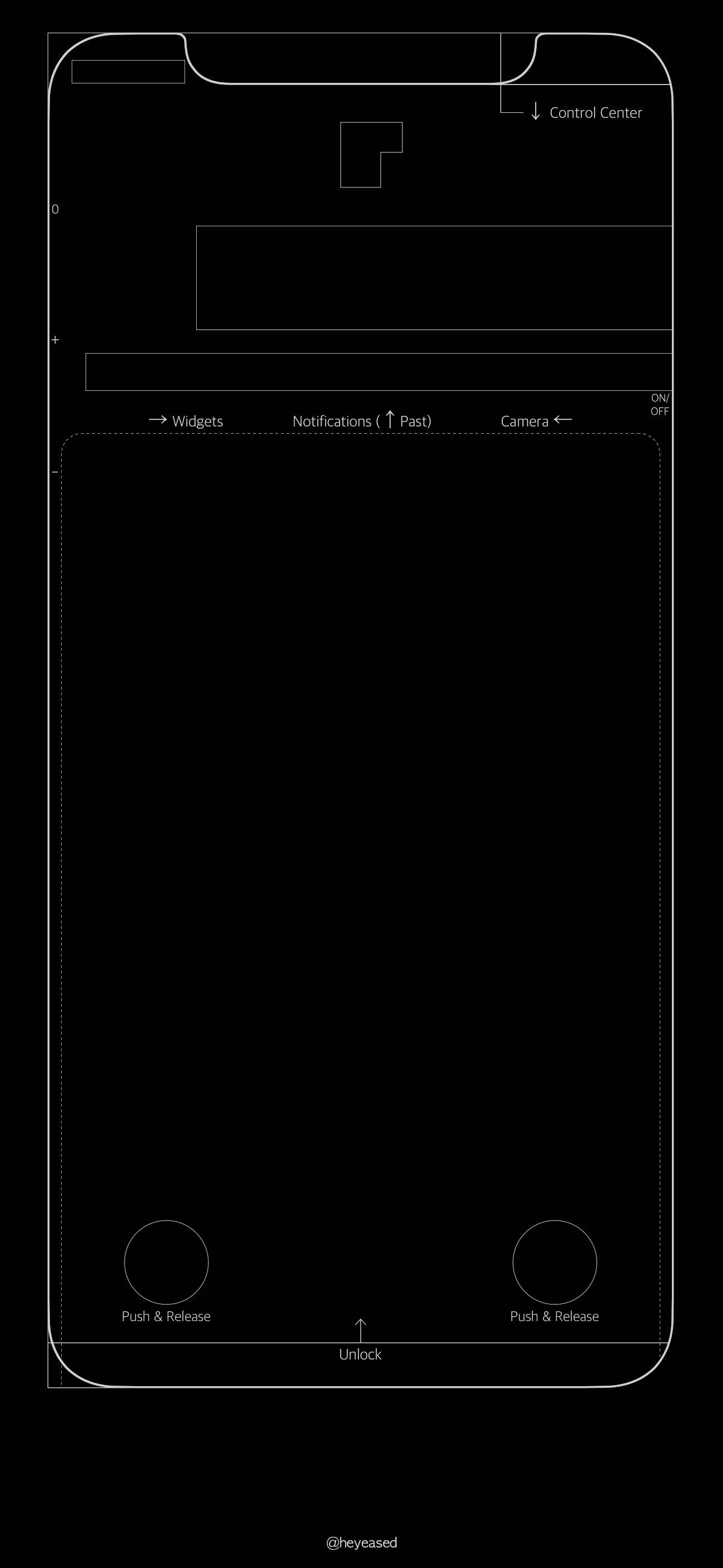 1310x2820 Black Grid Wallpaper, Phone