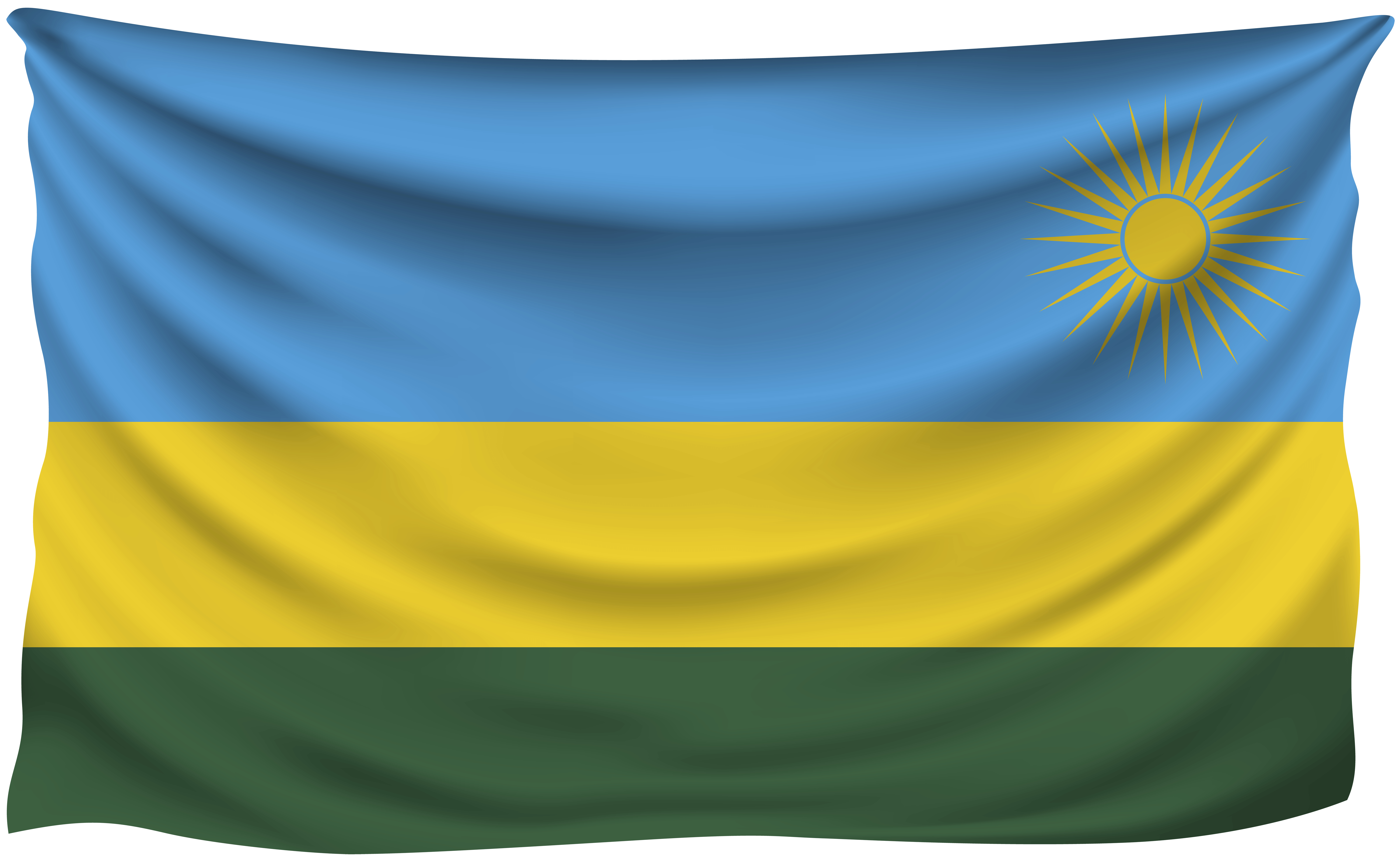 8000x4950 Rwanda Wrinkled Flag Quality Image, Desktop