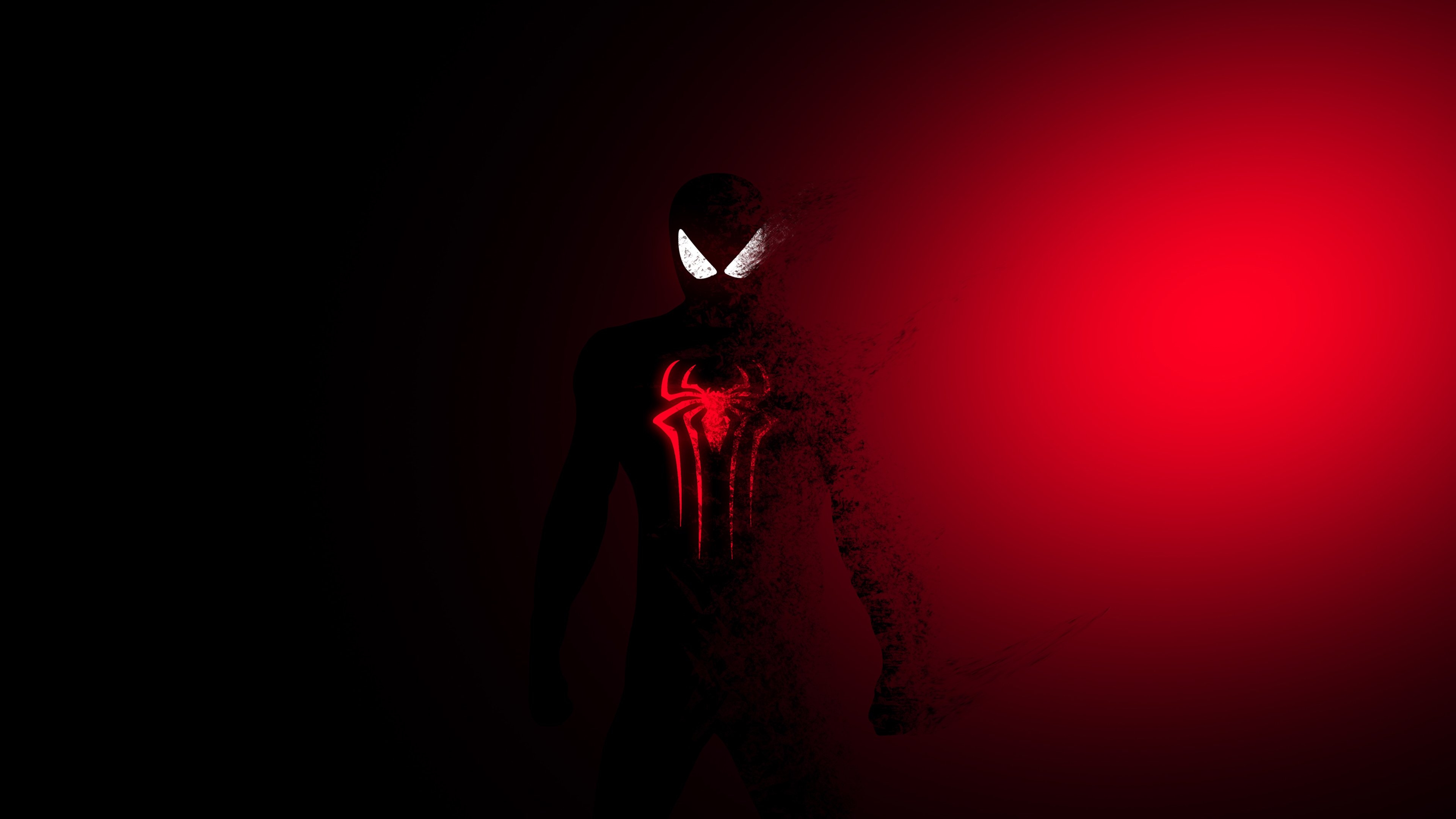 3840x2160 Comics Spider Man Minimalist Marvel Comics HD Wallpaper, Desktop