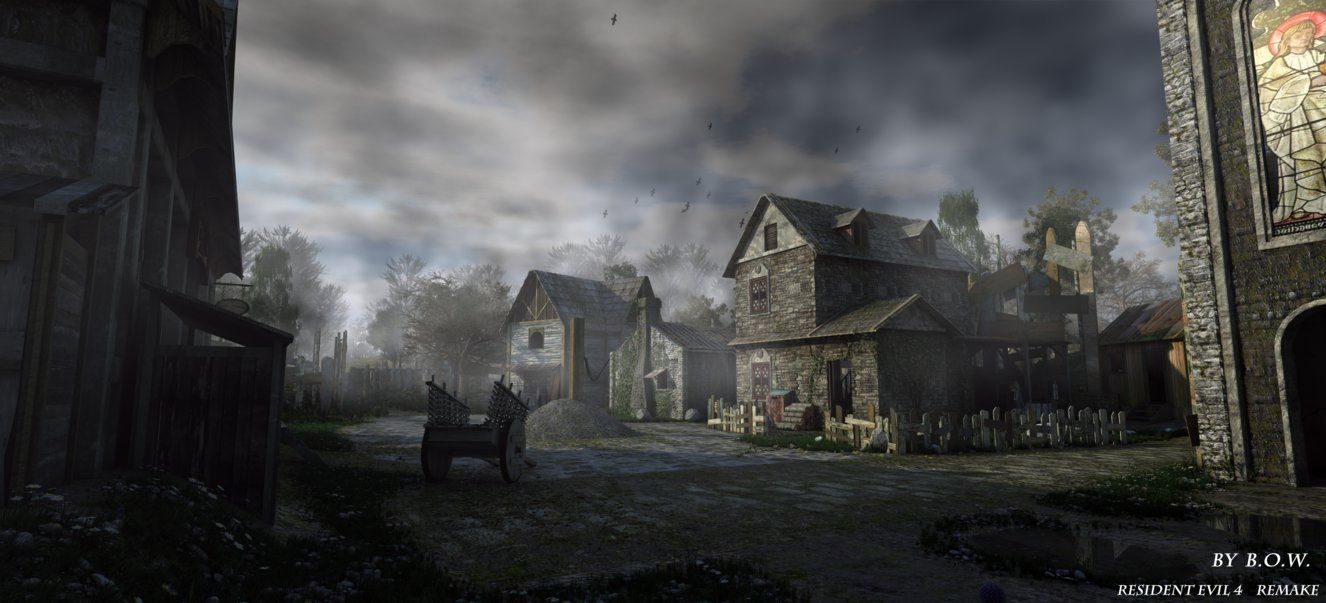 1330x610 Resident Evil4 Remake Village for 4096*1862. Resident evil, Resident, San andreas cheats, Dual Screen