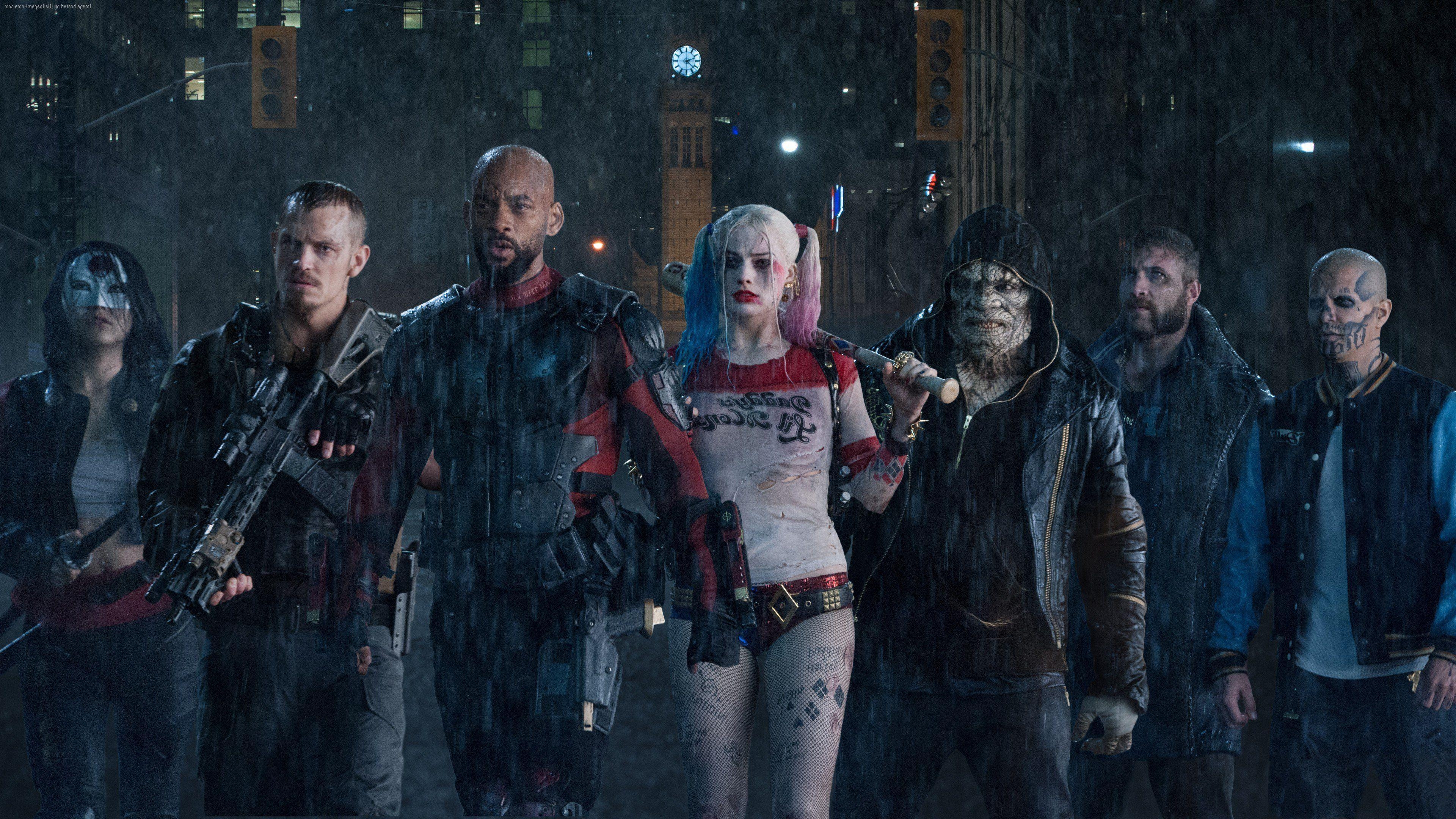 3840x2160 Suicide Squad Team, HD Movies, 4k Wallpaper, Image, Background, Desktop