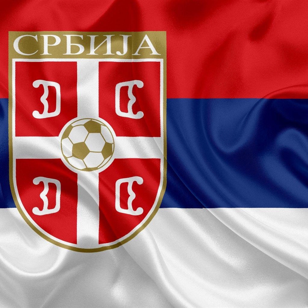 1030x1030 Download wallpaper Serbia national football team, emblem, logo, Phone