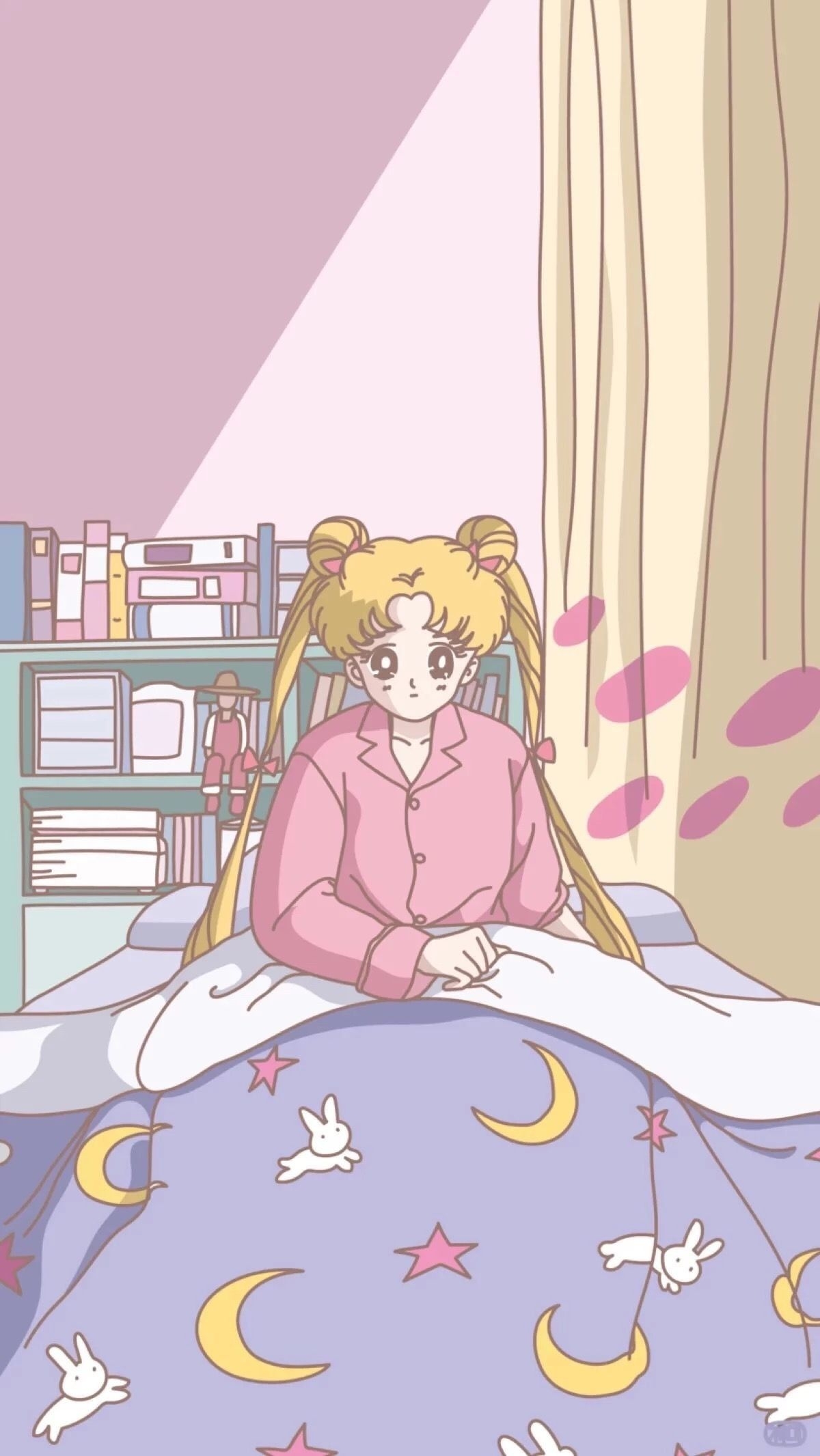 1200x2140 iPhone Aesthetic Lockscreen Sailor Moon Wallpaper, Phone