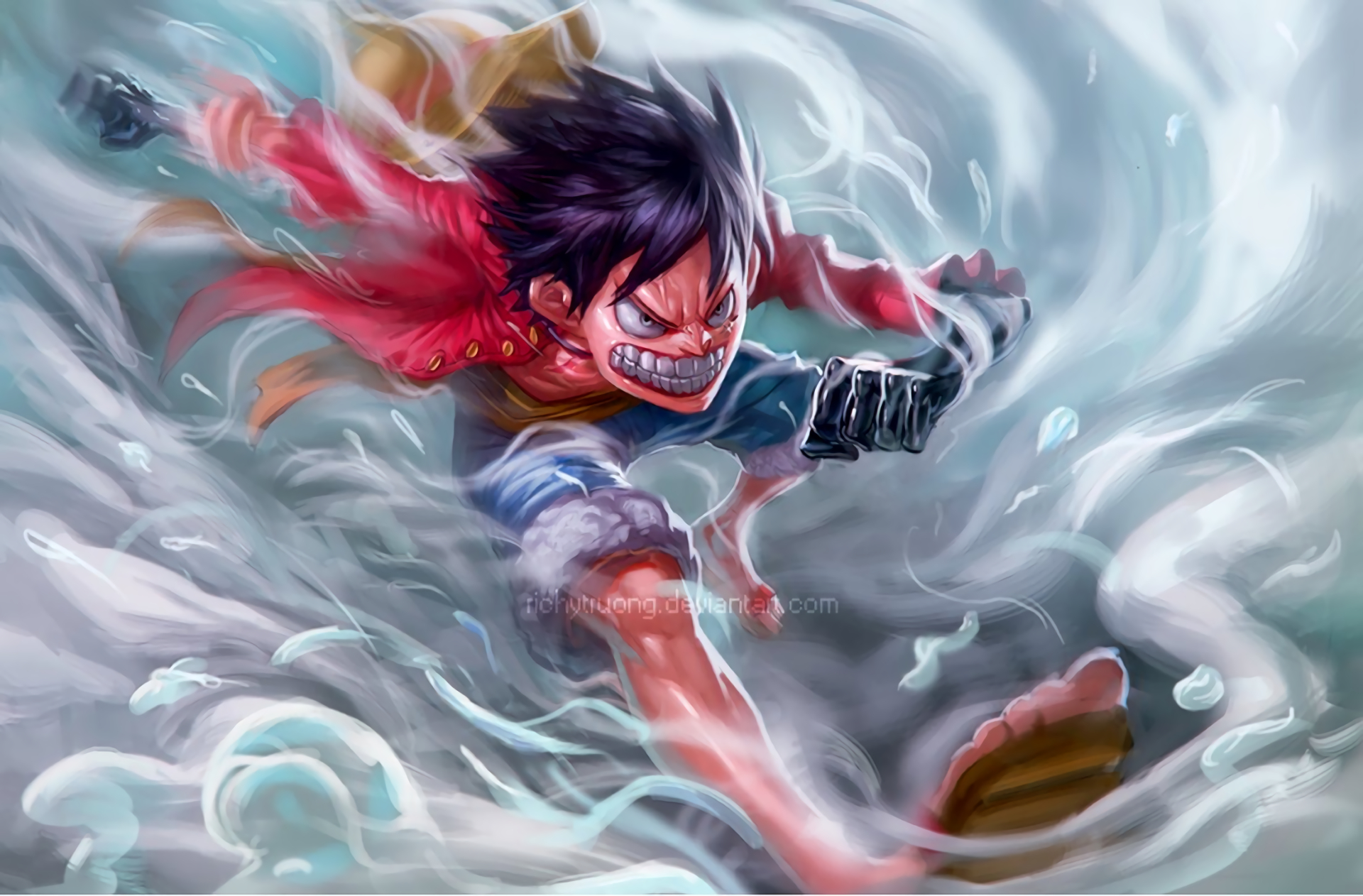 1920x1270 Wallpaper One Piece Luffy Haki, Desktop