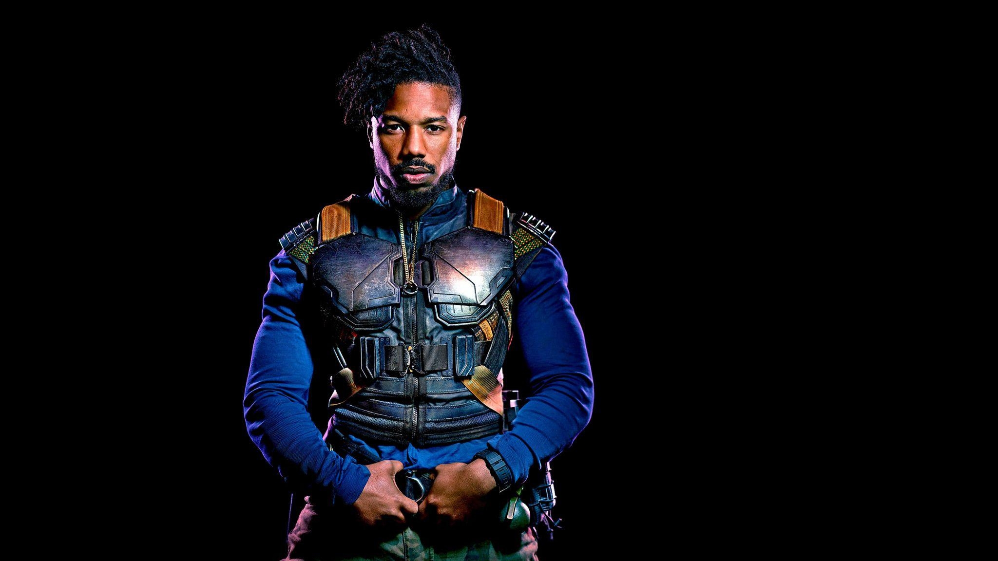 2050x1160 Michael B Jordan As Erik Killmonger In Black Panther, Desktop