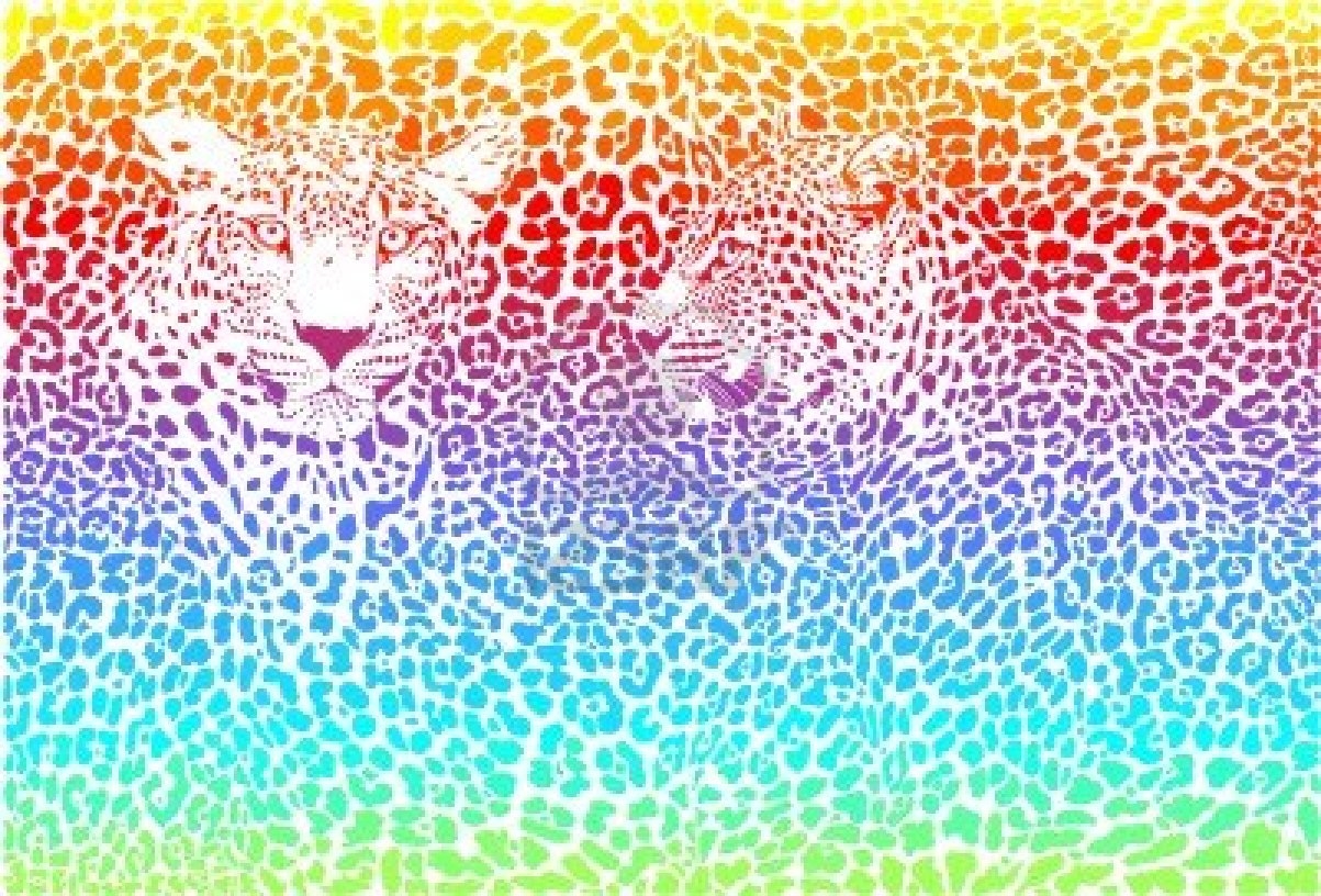 1210x820 Hd Rainbow Cheetah Print Wallpaper, Desktop