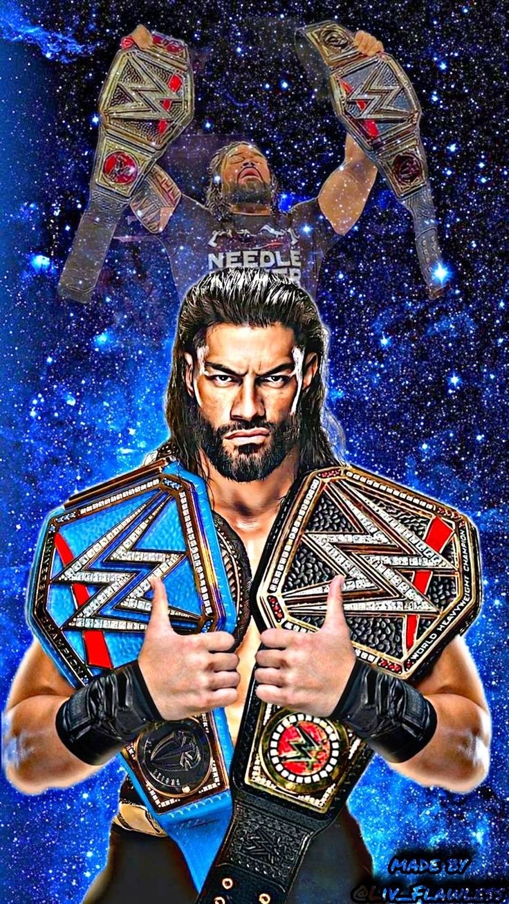 740x1310 WWE❤️. Roman reigns drawing, Phone