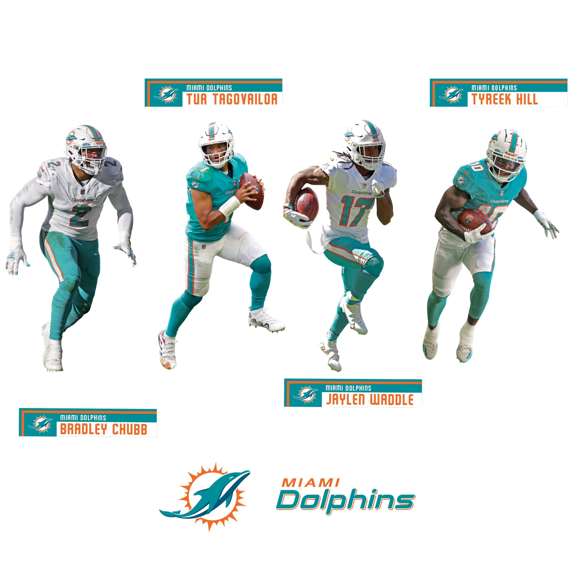 1950x1950 Miami Dolphins: Tua Tagovailoa, Tyreek, Phone