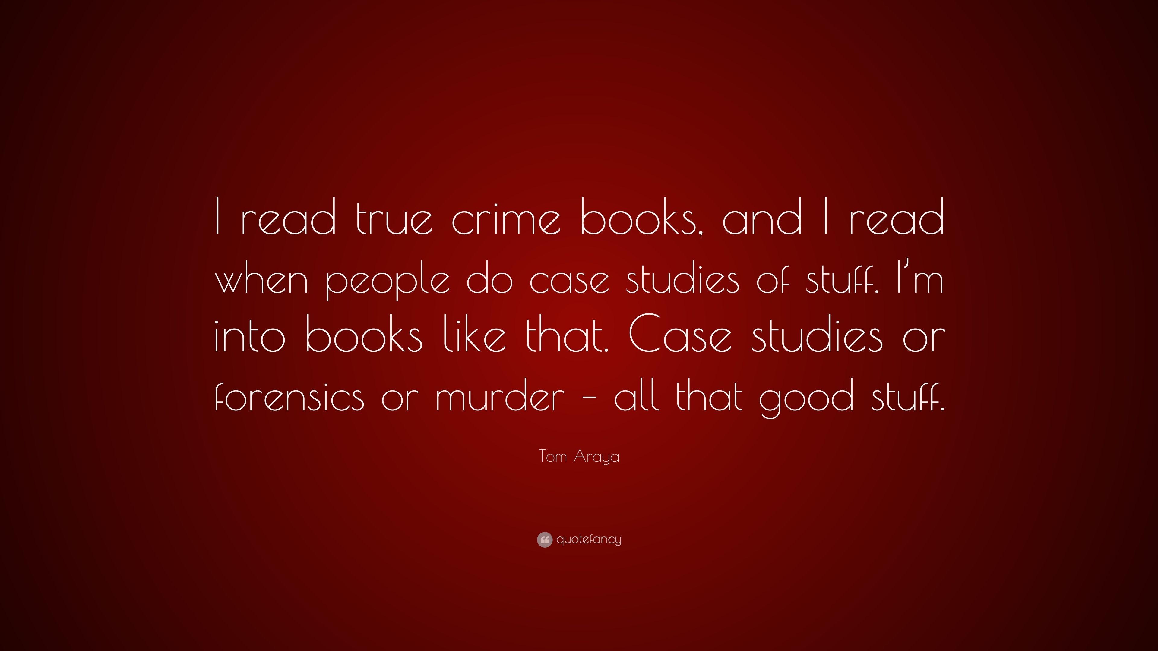 3840x2160 Tom Araya Quote: “I read true crime books, and I read when people do, Desktop