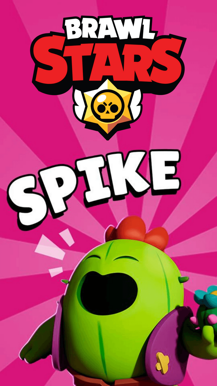 850x1500 Brawl stars Spike Wallpaper. BRAWL STARS. Star character, Phone