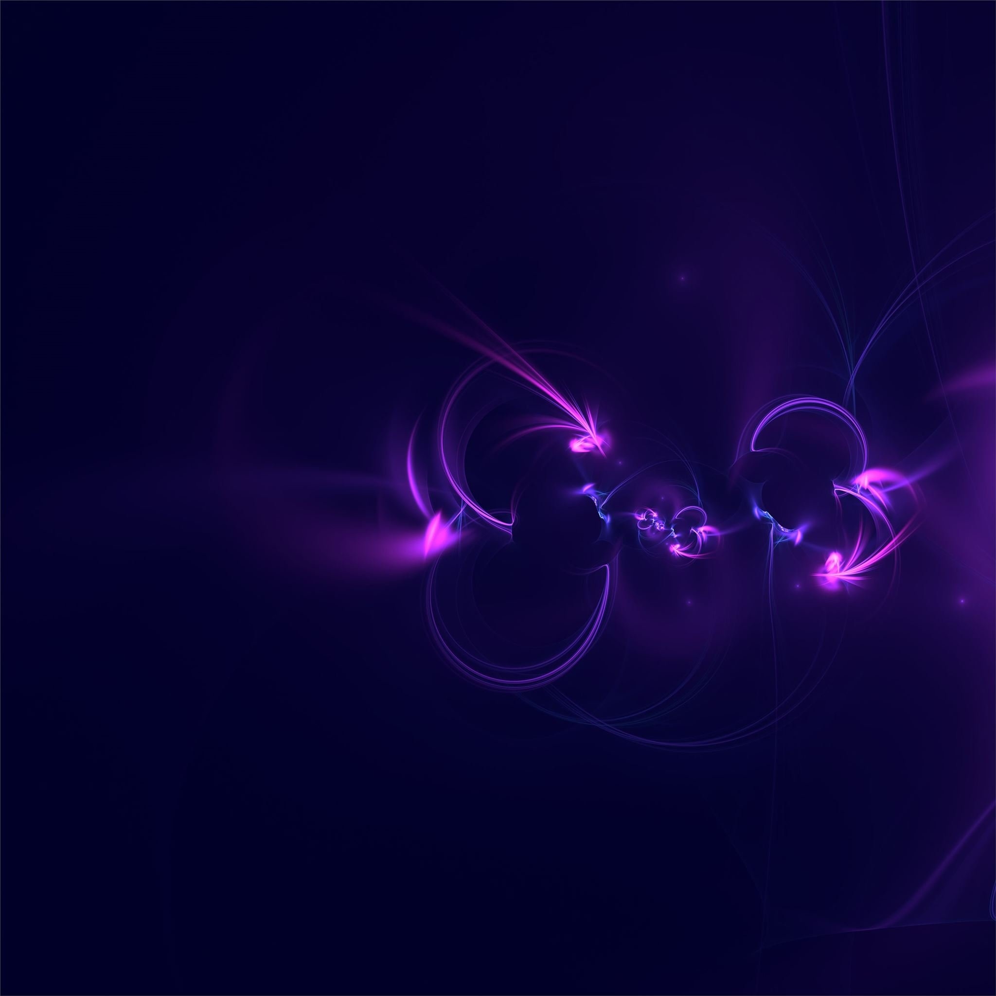 2050x2050 abstract digital art purple background 5k iPad Air Wallpaper Free Download, Phone