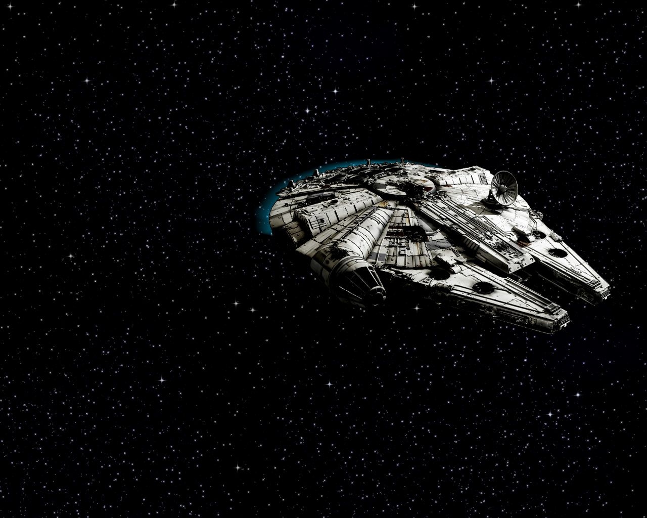 1280x1030 Star Wars Wallpaper HD Millennium Falcon Falcon May The Force Be With You, Desktop