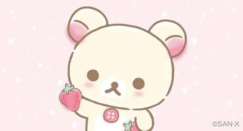 800x440 korilakkuma wallpaper, cartoon, pink, nose, Desktop