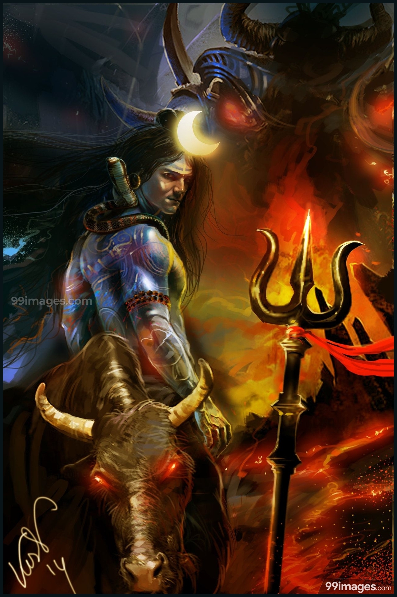 1300x1940 65Lord Shiva HD Photo & Wallpaper (1080p) (2019), Phone