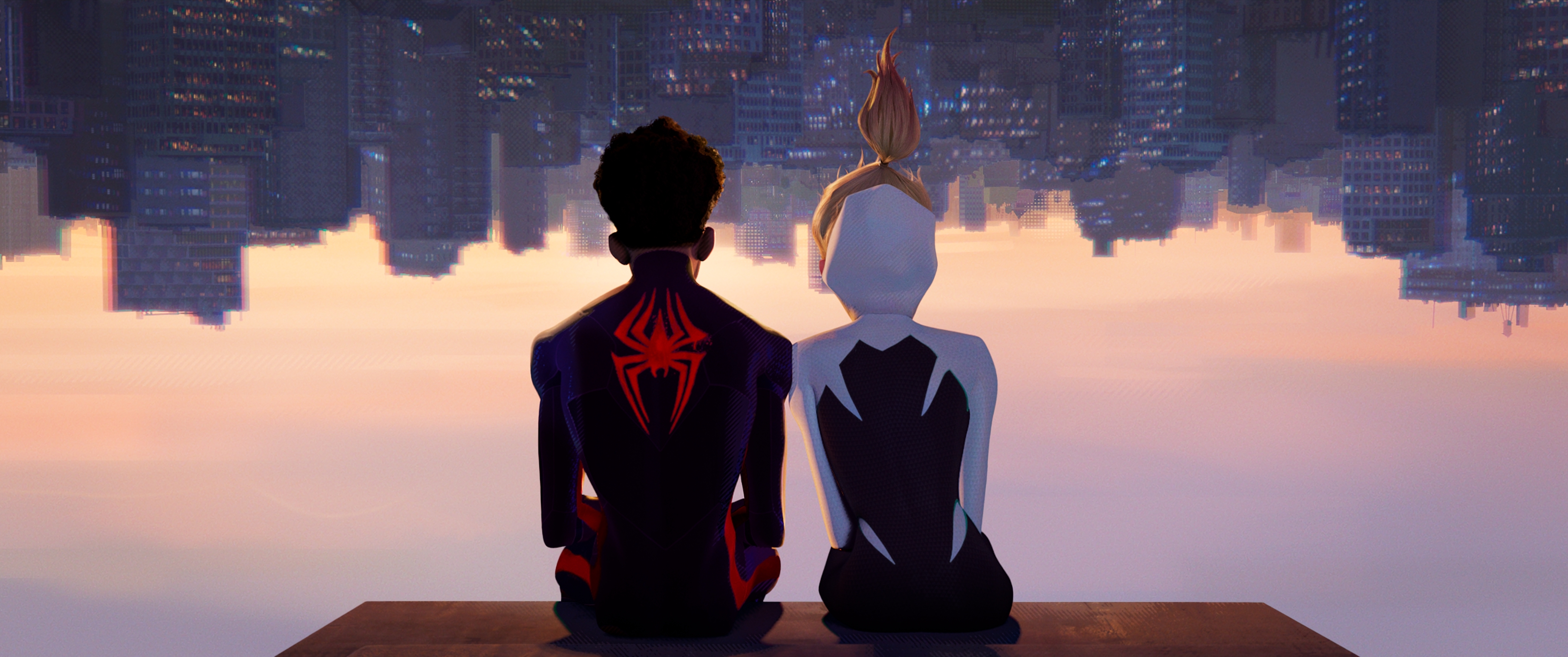 4200x1760 Spider Man: Across The Spider Verse HD Wallpaper And Background, Dual Screen