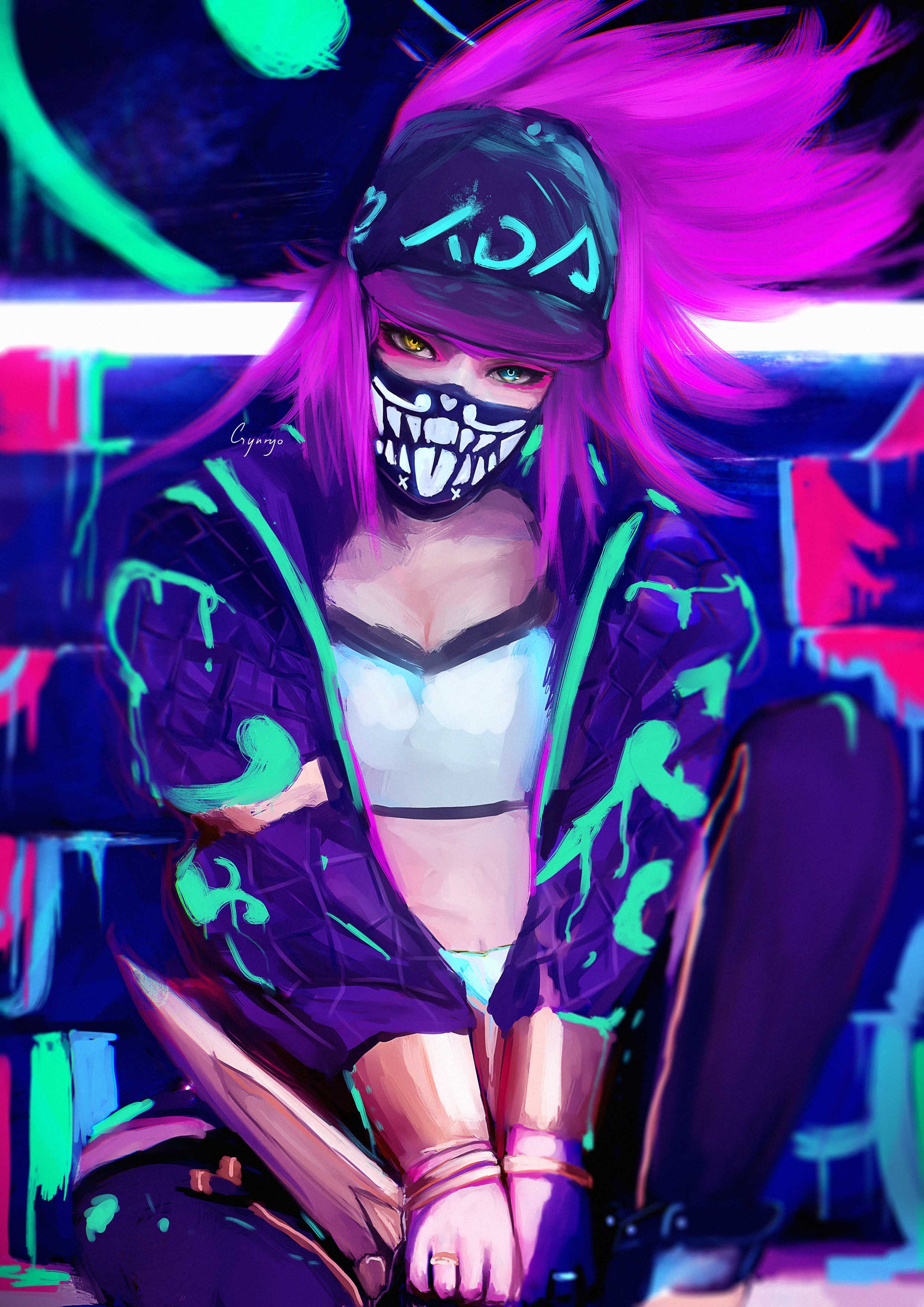 2480x3510 Amazing Akali Kda Skin Fan Art by Gynryo Wallpaper and Free, Phone