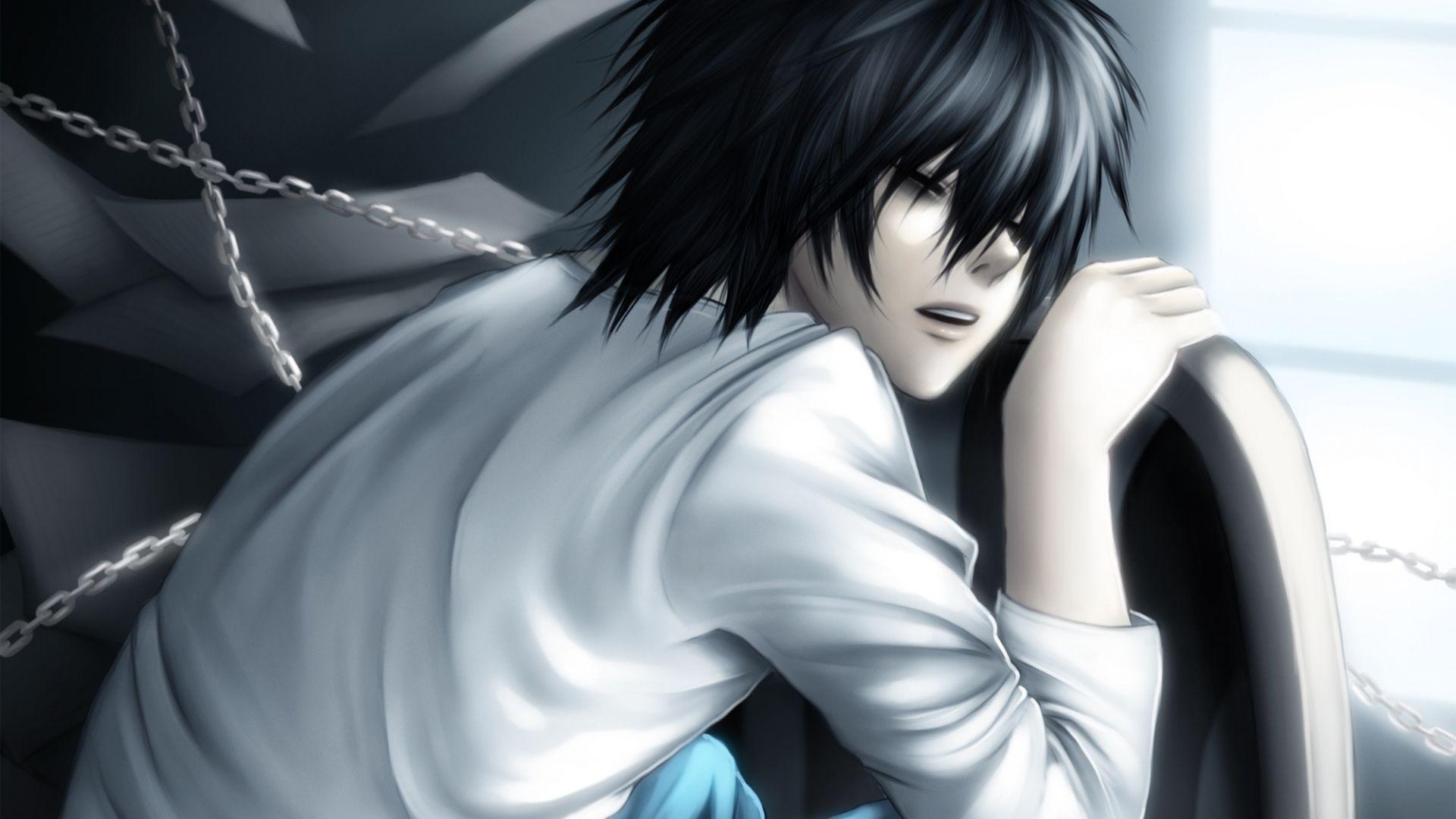 1920x1080 Download Wallpaper  Death note, Boy, Sadness Full HD, Desktop