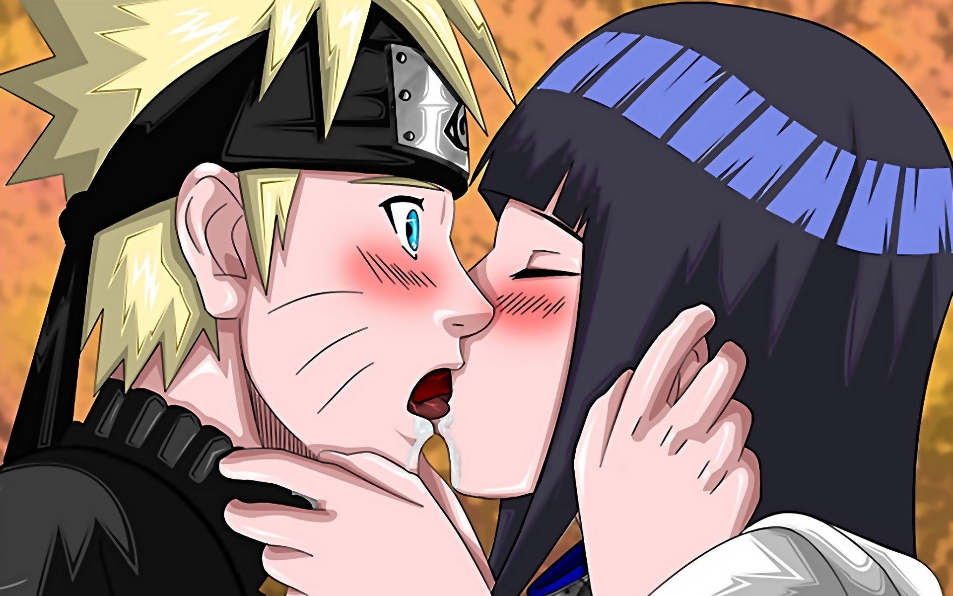 1920x1200 Download Wallpaper  Naruto, Hinata, Kiss, Boy, Girl, Desktop