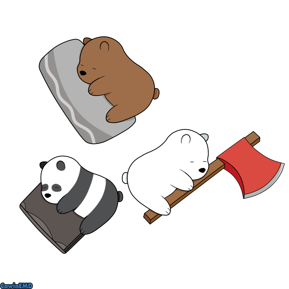 1000x1000 We Bare Bears By GreenFrog KP, Phone