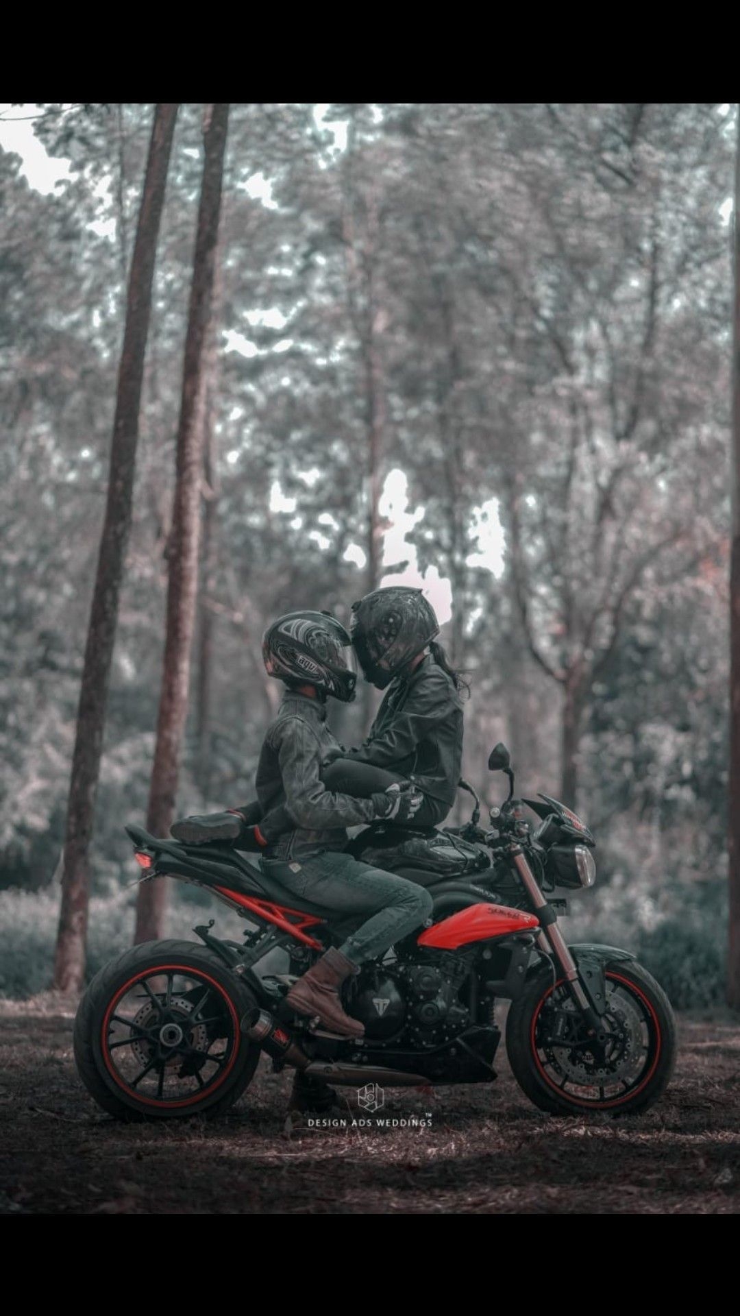 1080x1920 Bike Rider Couple Wallpaper, Phone