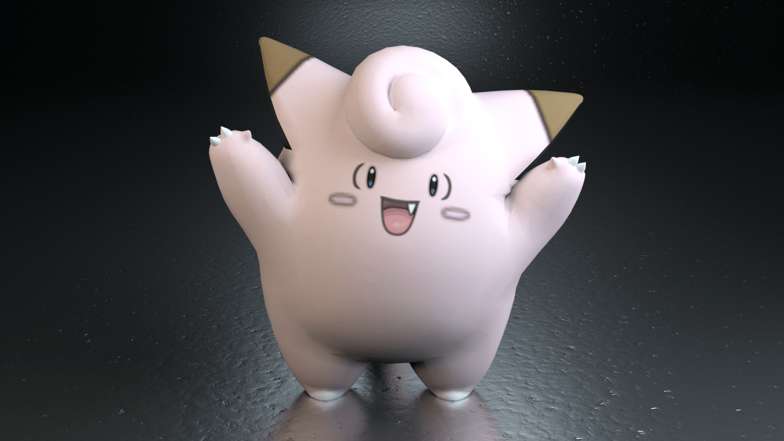 1600x900 035. Clefairy, Desktop