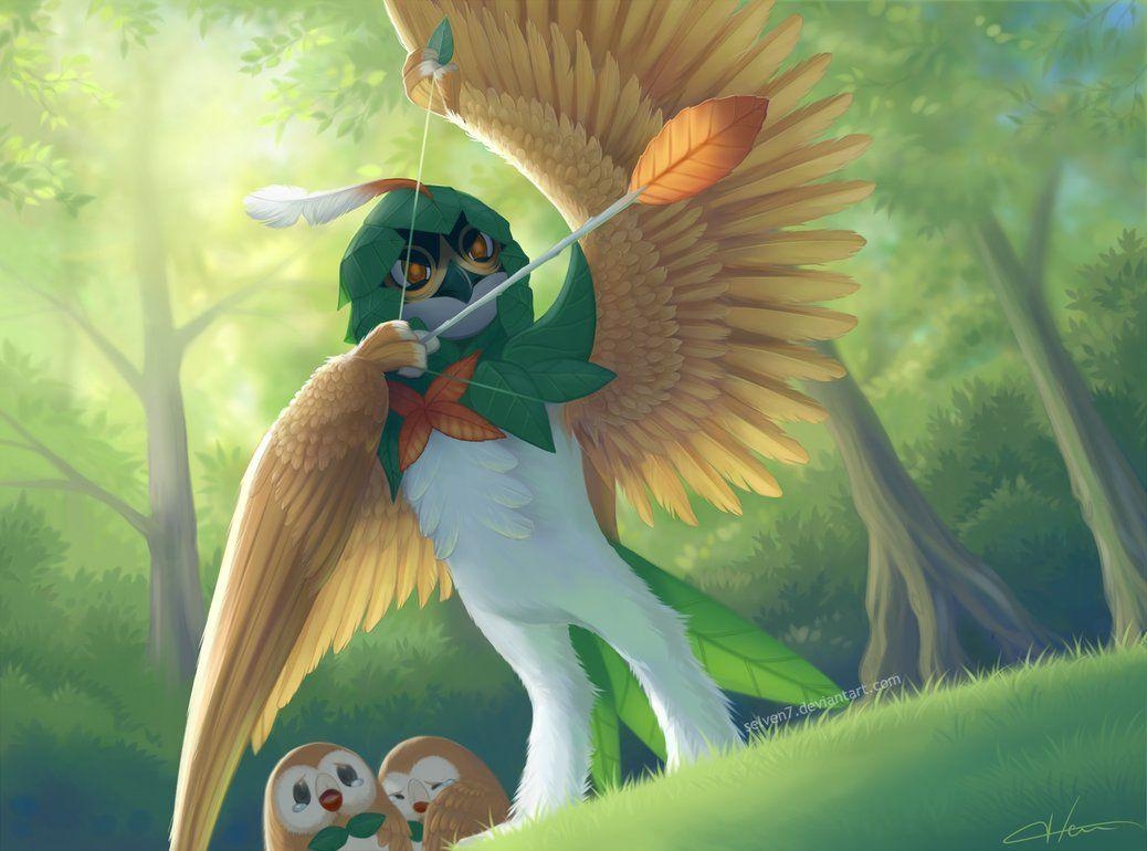 1040x770 Decidueye to the rescue!, Desktop