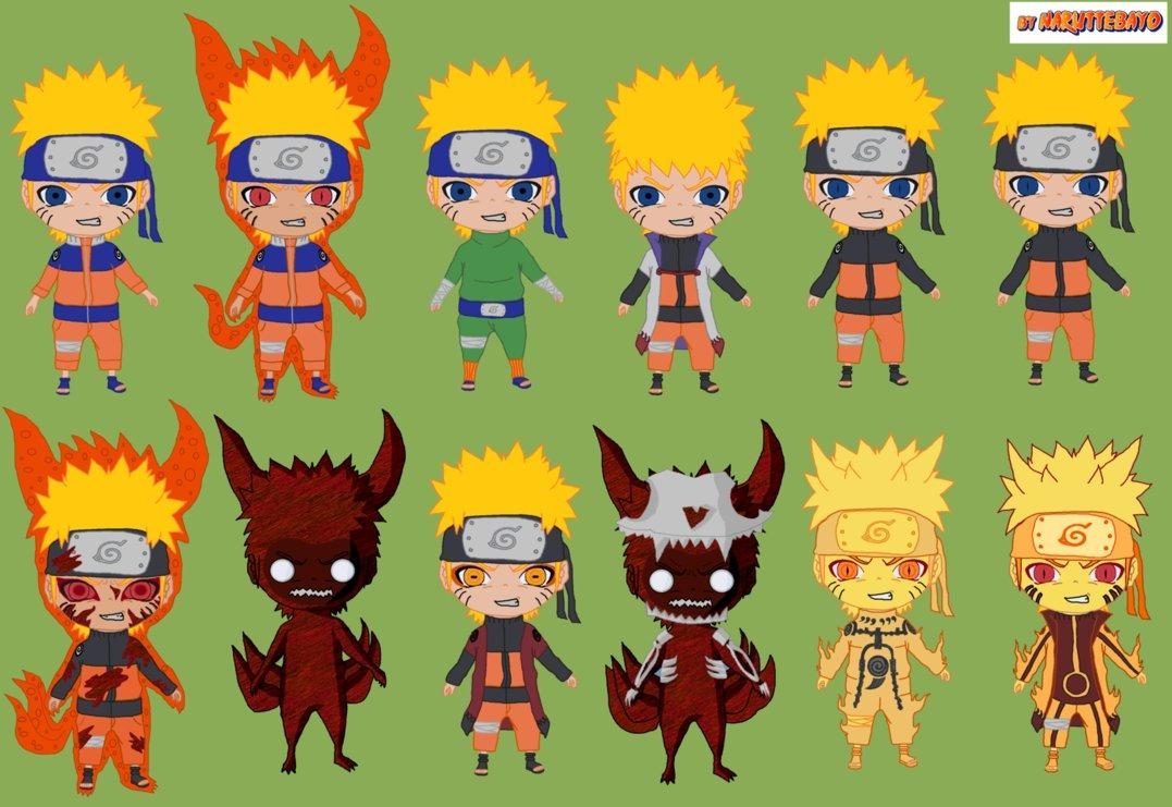 1080x750 Naruto Akatsuki: Naruto And Kurama Chibi, Desktop